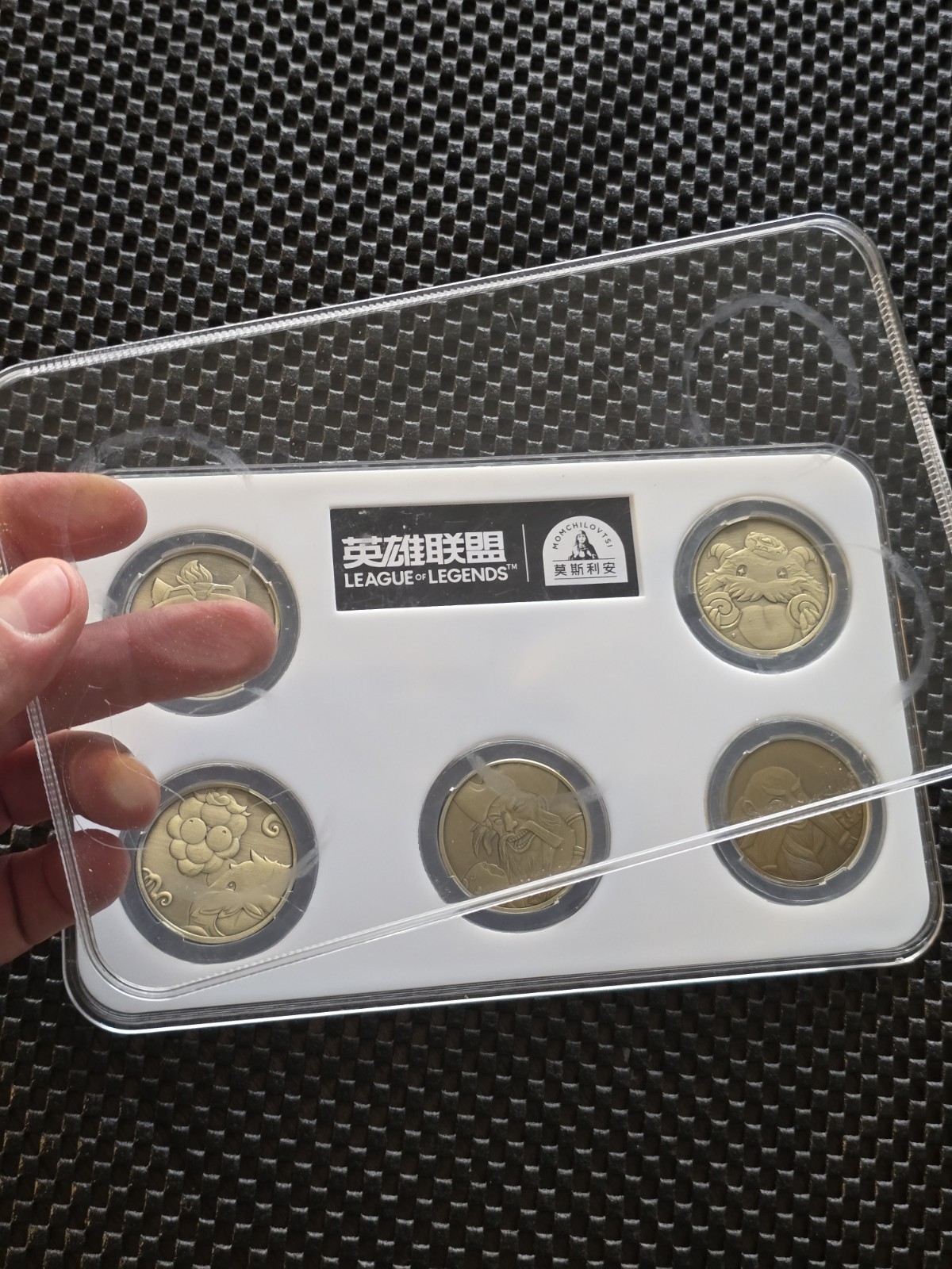 League Of Legends X Momchilovtsi Coin Album Set Riot Games Rare Promo China LOL