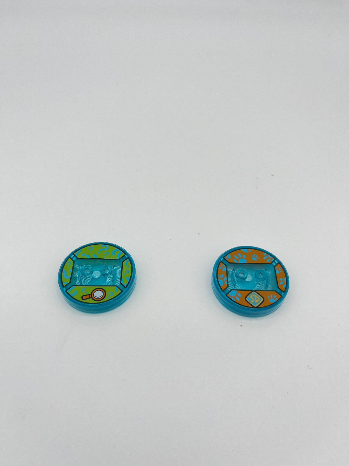 Lego Dimensions Scooby and Shaggy Tag Bases Only No Minifigs