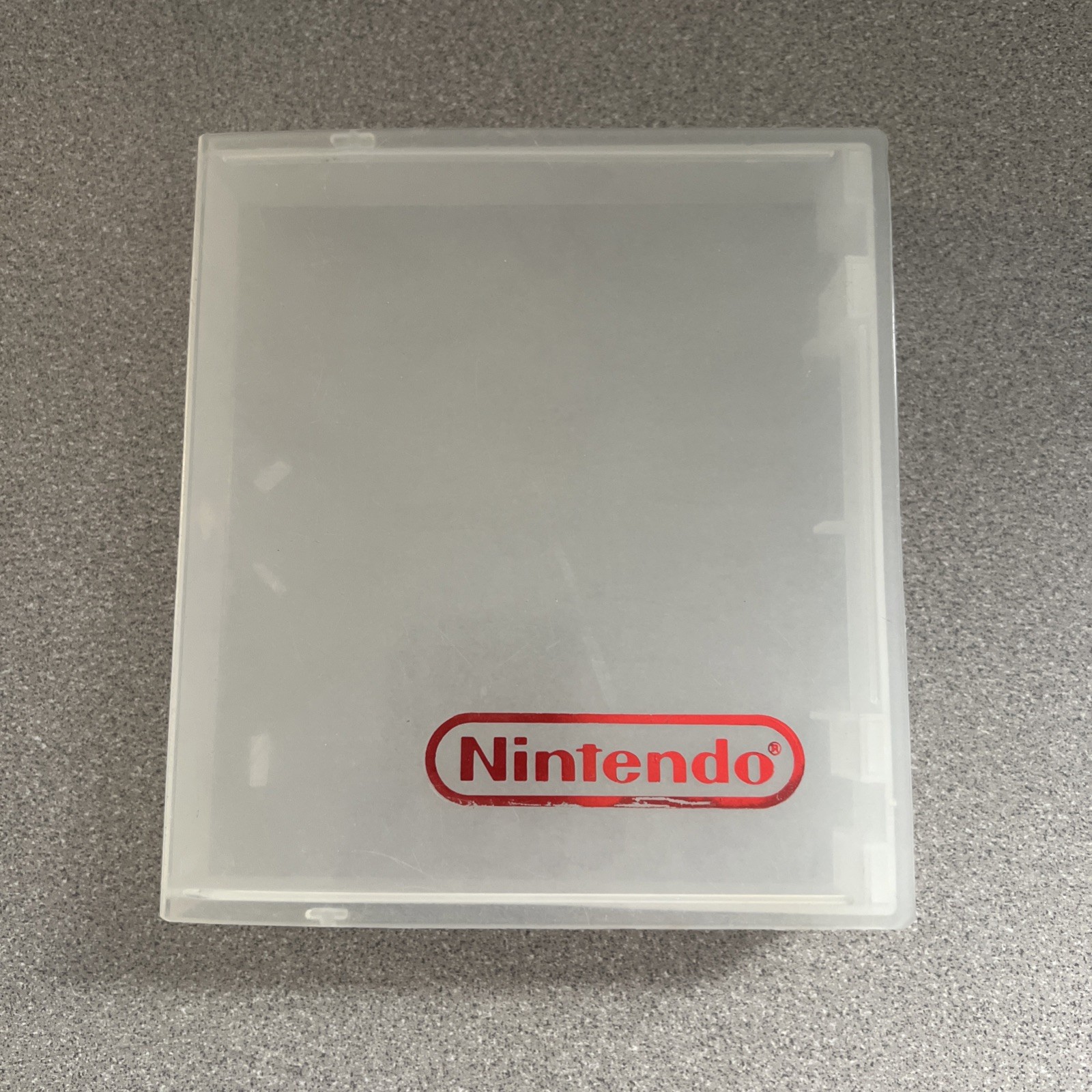 Clear Official NES Nintendo Plastic Game Cartridge Case Hard Clamshell OEM