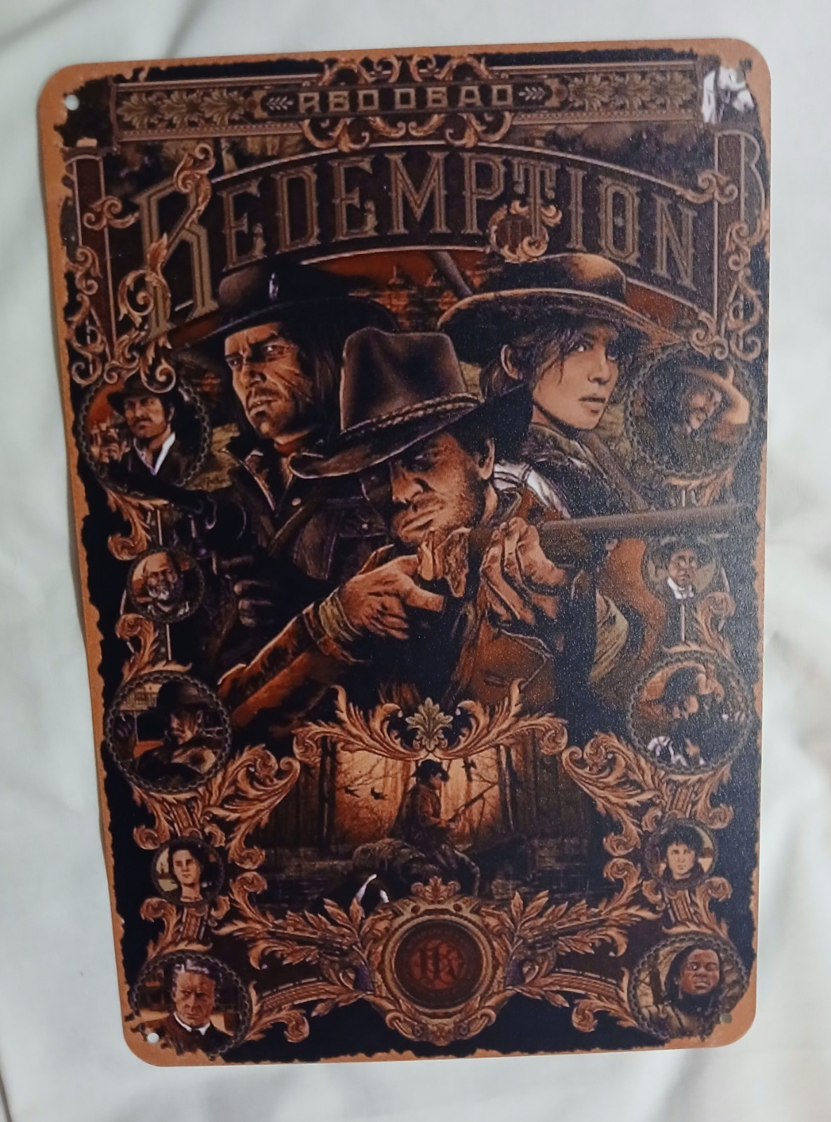 Red Dead Redemption 2 “Dutch’s Boys” Reprint Tin Sign 8″x12″