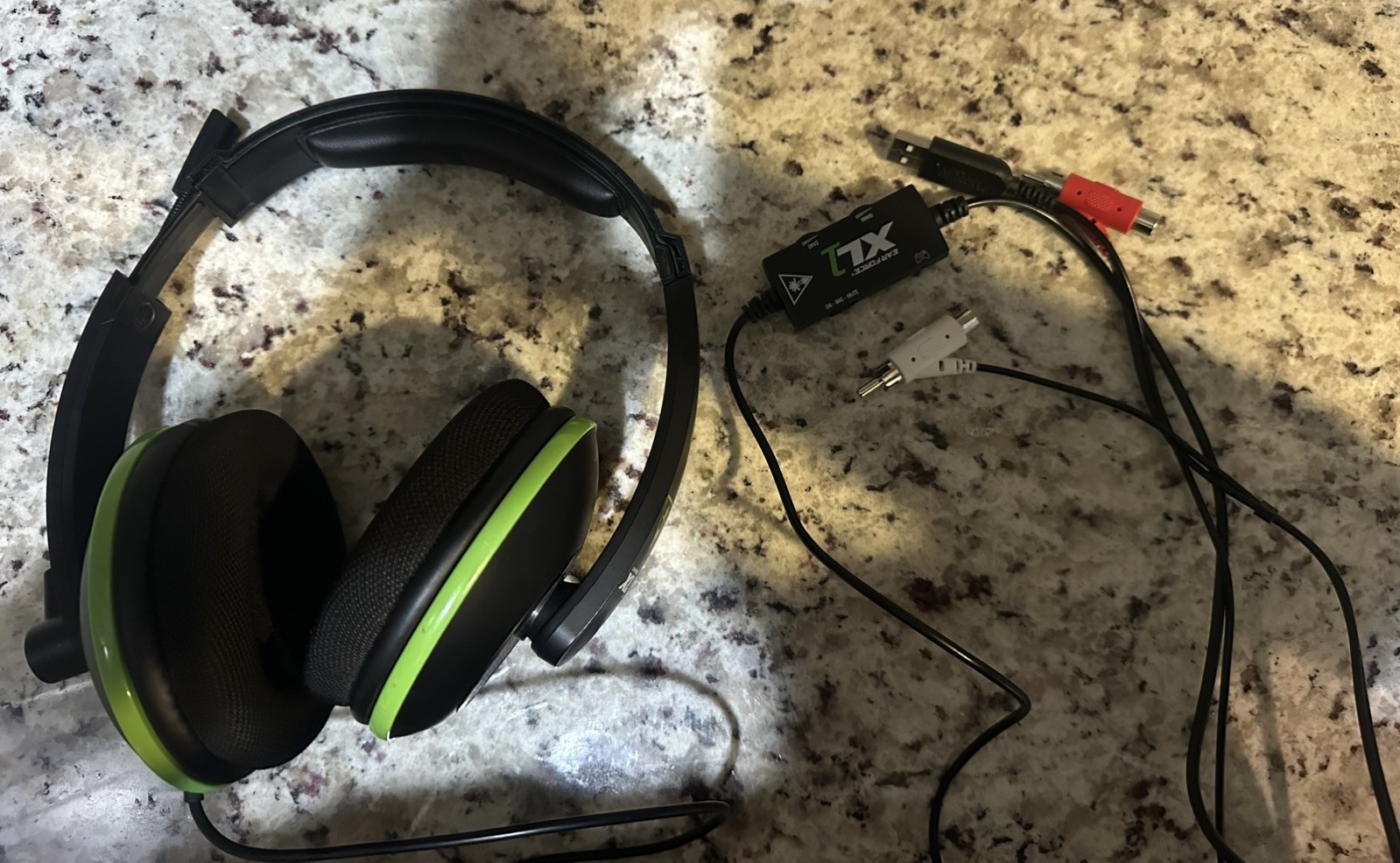 Turtle Beach Ear Force XL1 Black/Green Headband Headsets for Multi-Platform