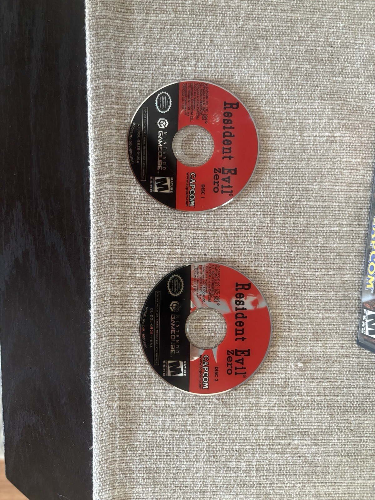 Resident Evil 3 Nemesis with manual and Resident Evil 0.