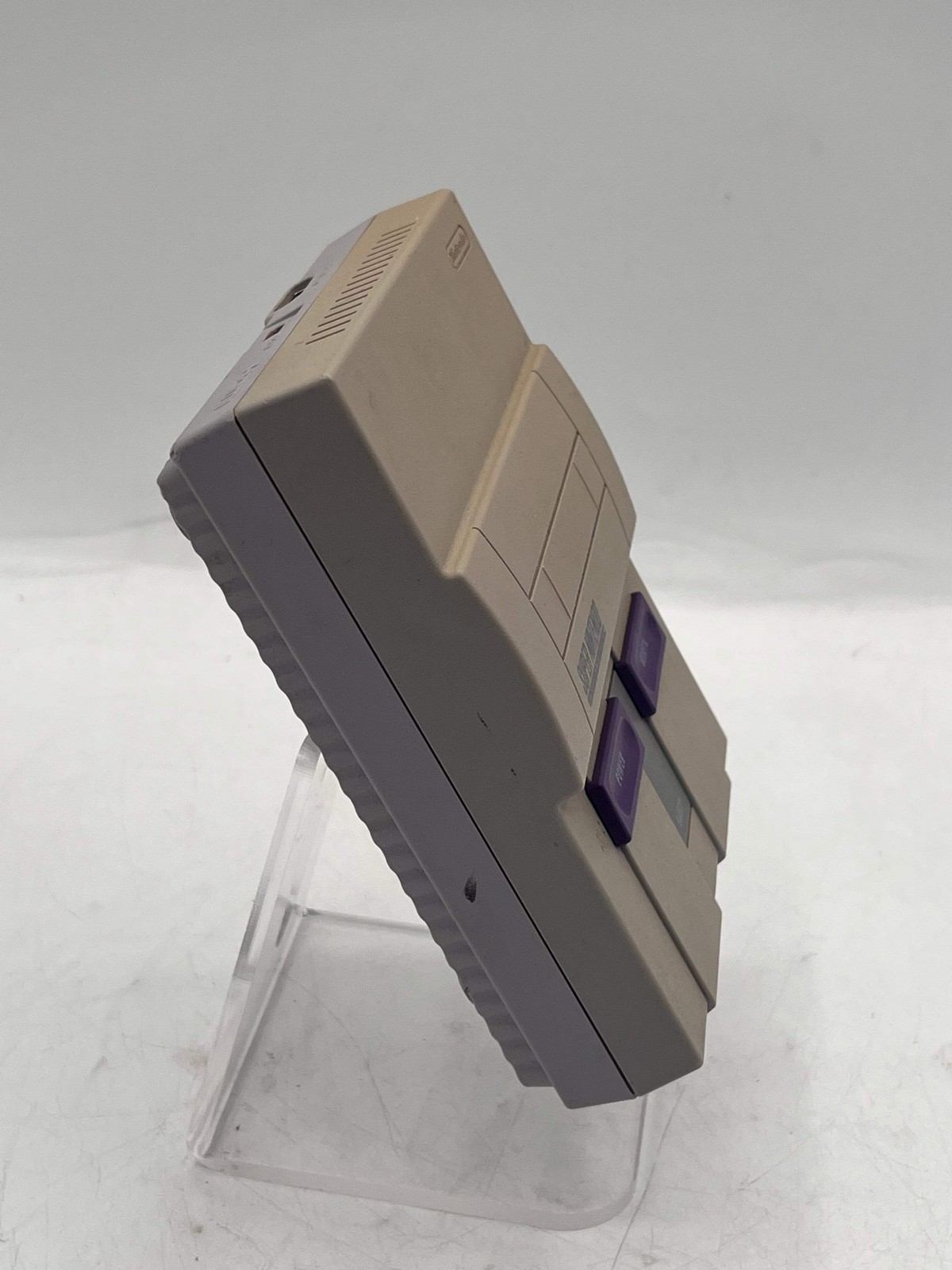 Nintendo Super NES Control Deck CLV-201 Video Game System Silver
