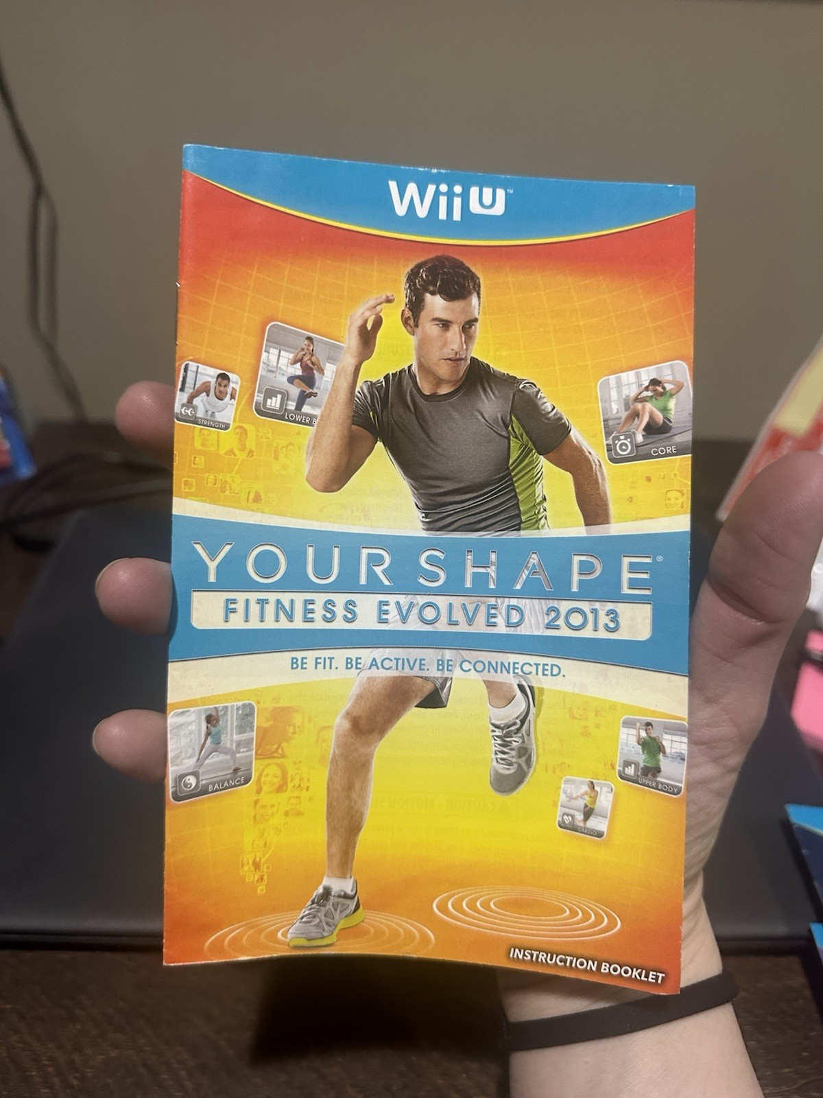 Nintendo WiiU Wii U Manual Only Your Shape Fitness Evolved 2013