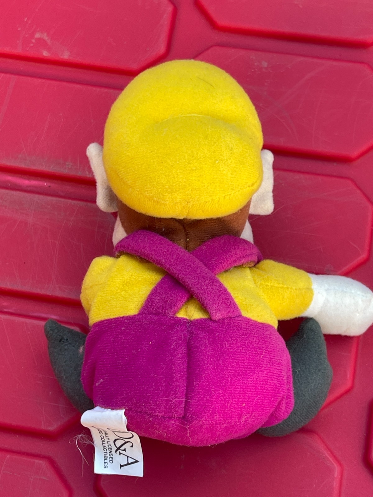 Super Mario Bros Wario N64 BD&A Beanbag Plush Nintendo 64 Collectible