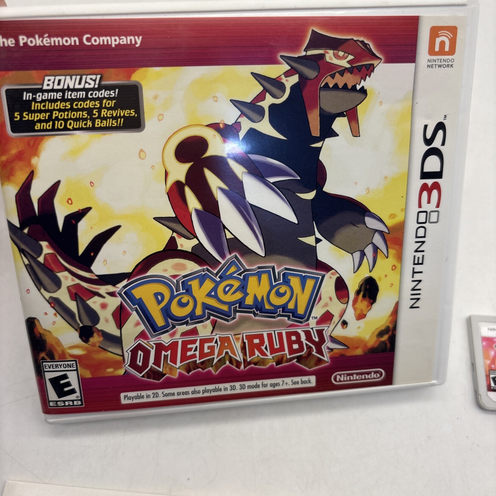 Pokemon Omega Ruby – BONUS Variant – (Nintendo 3DS) Complete