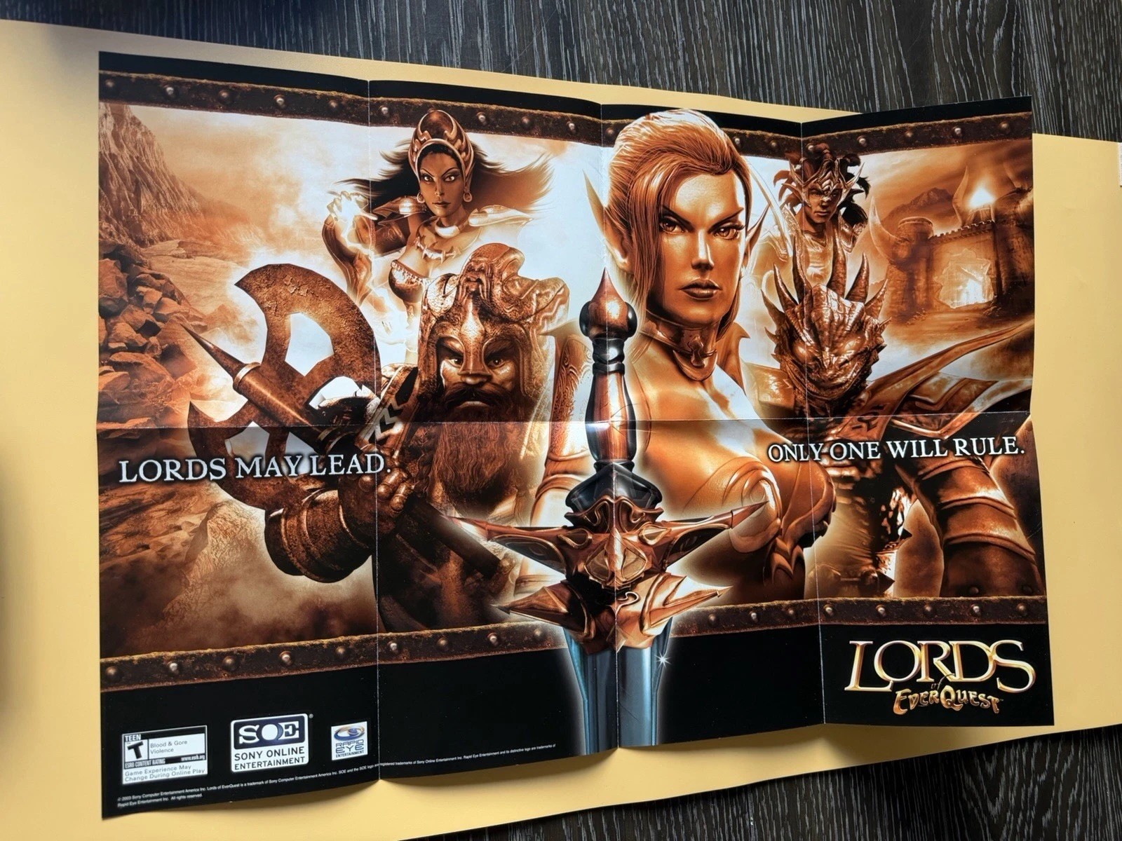 Lords of EverQuest PC Gaming Software (2003) Small Box Sony Exc. Condition Disc