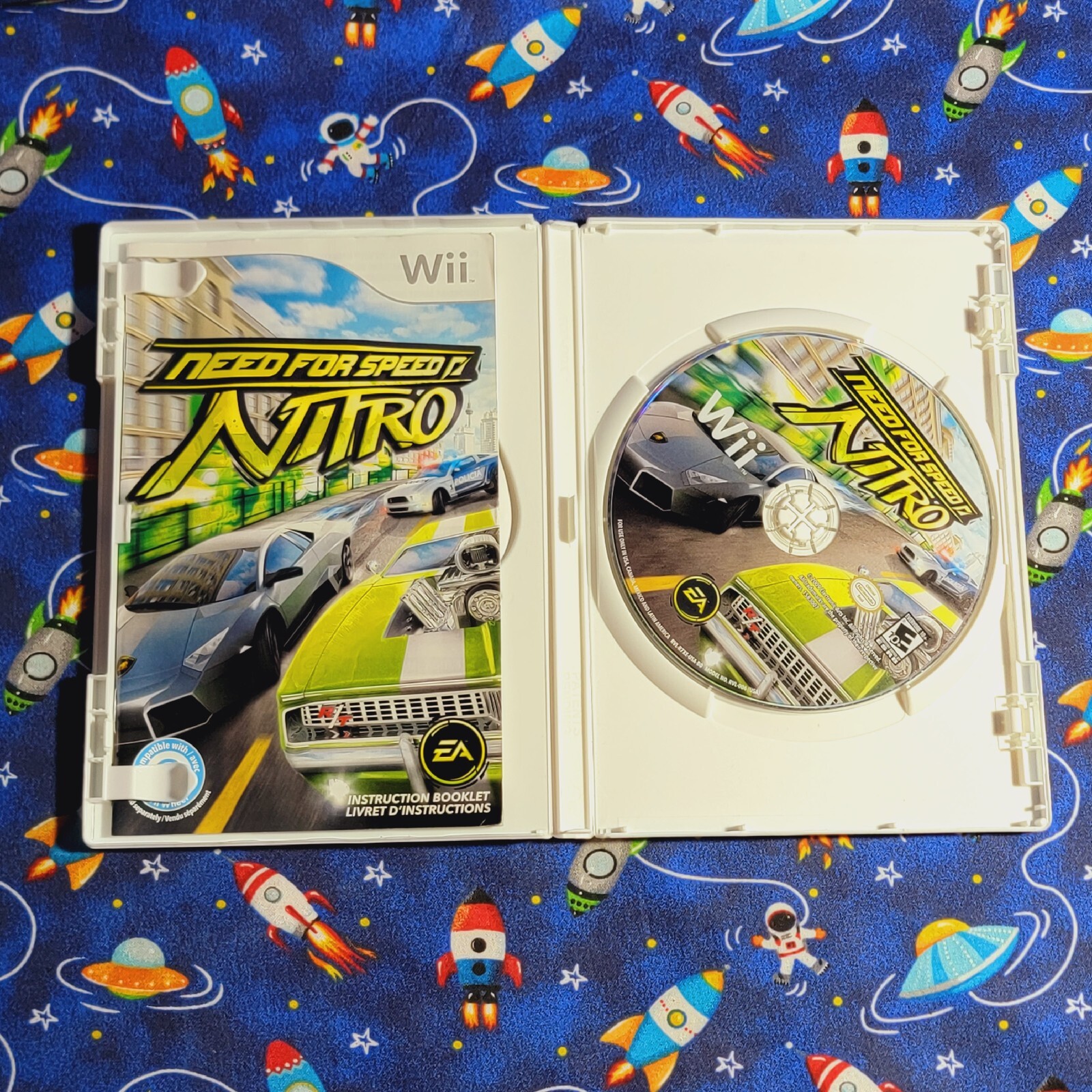 Need for Speed: Nitro (Nintendo Wii, 2009 Rating Everyone 10 Plus Complete CIB