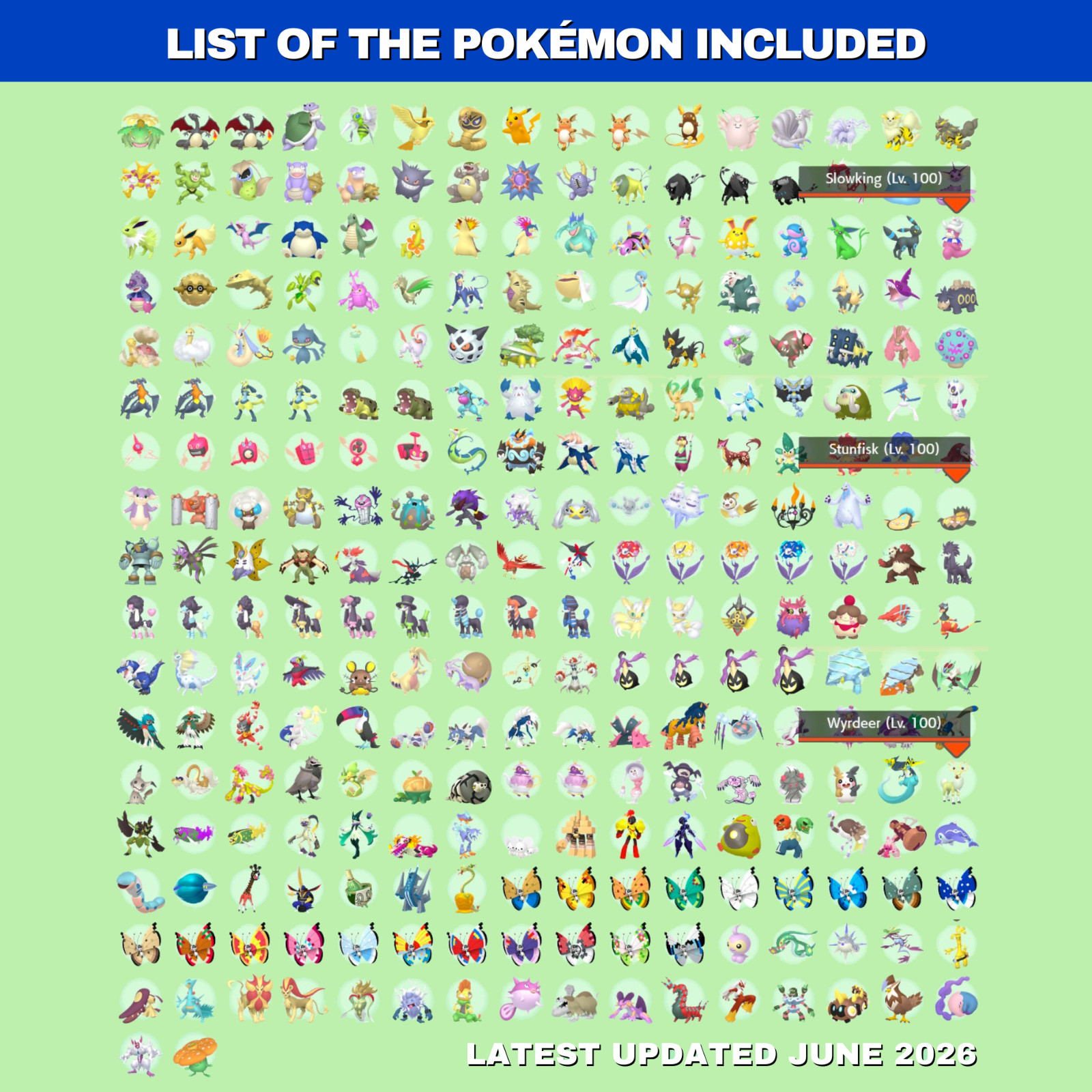 Pokémon CHAMPIONS Complete Bundle for HOME Shiny Living Dex Competitive Pokedex