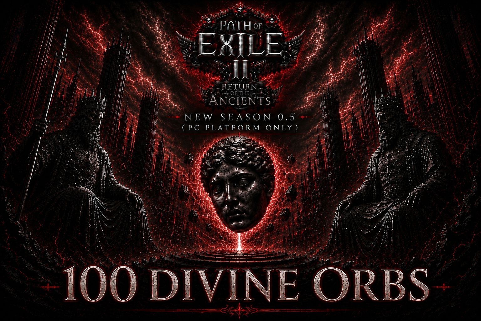 PATH OF EXILE 2🔥100 DIVINE ORBS🔥RUNES OF ALDUR🔥Softcore