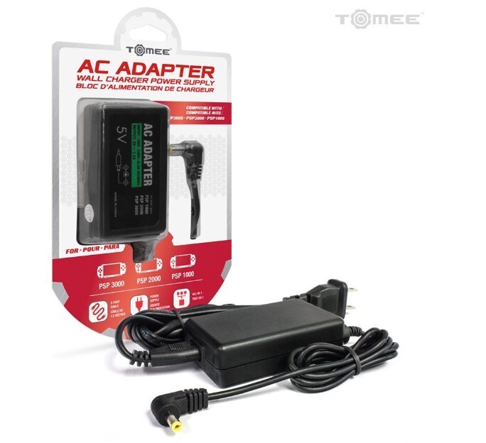 Tomee – AC Adapter Wall Charger – Compatible with Sony PSP 1000/2000/3000 – New