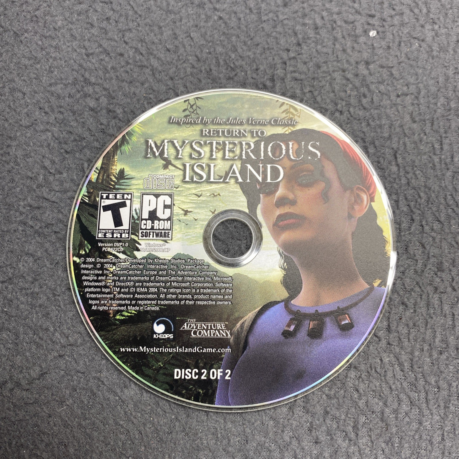Return to Mysterious Island PC Game The Adventure Company 2004 Video Game