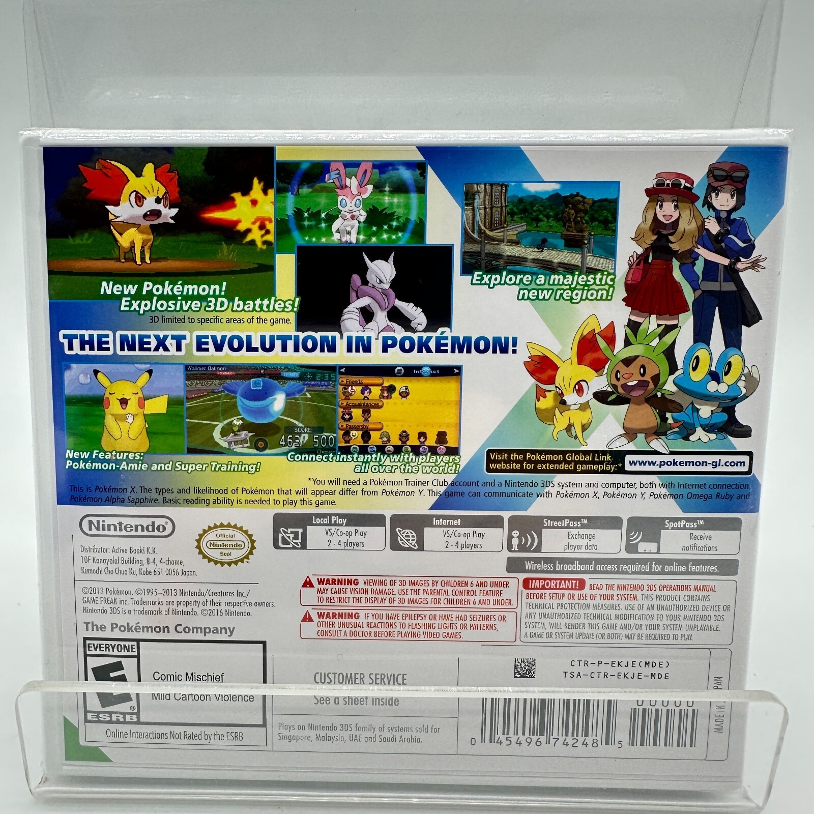 Pokemon X Nintendo 3DS Brand New Factory Sealed