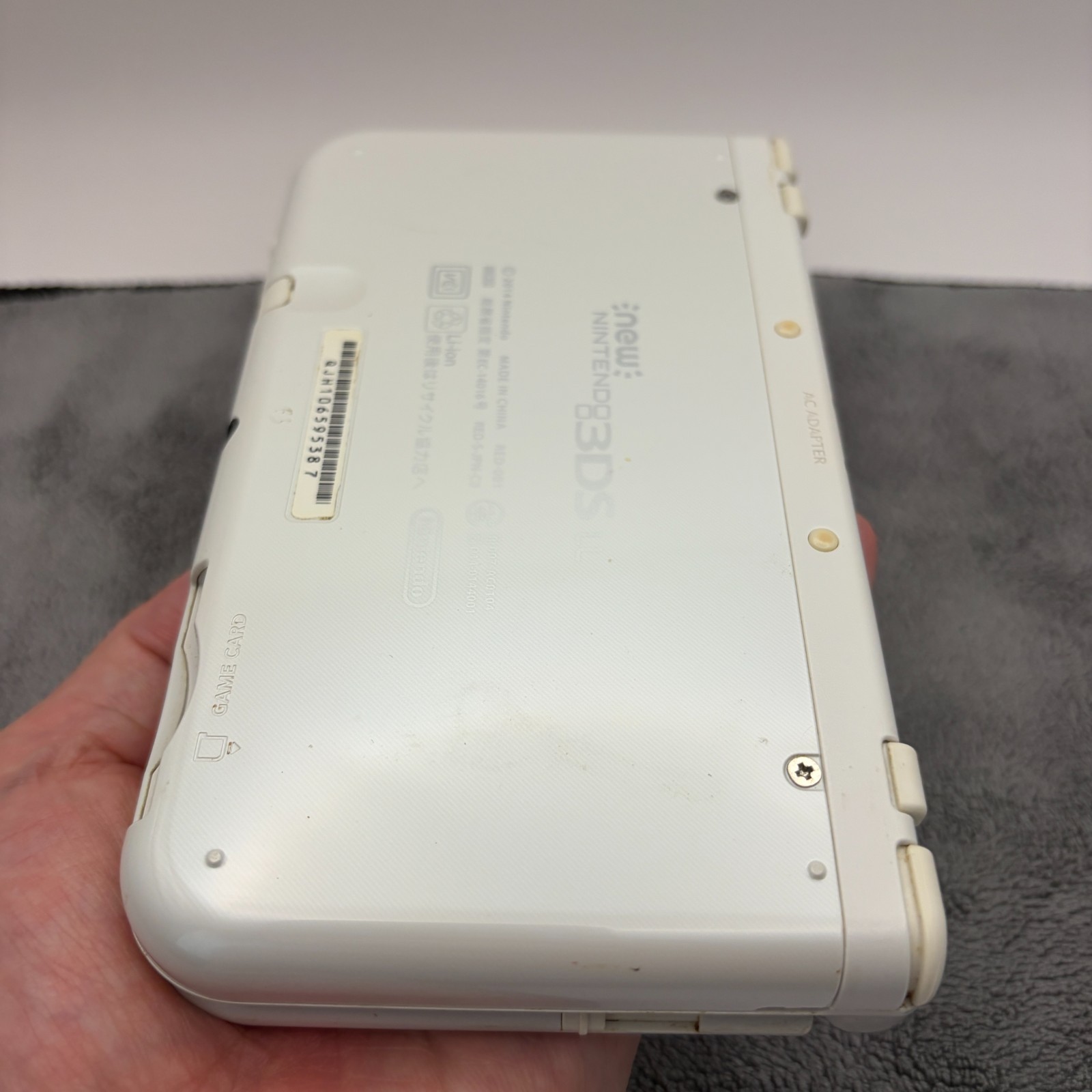 【Excellent5】TOP IPS Nintendo New 3DS LL XL Pearl White Handheld Game Console