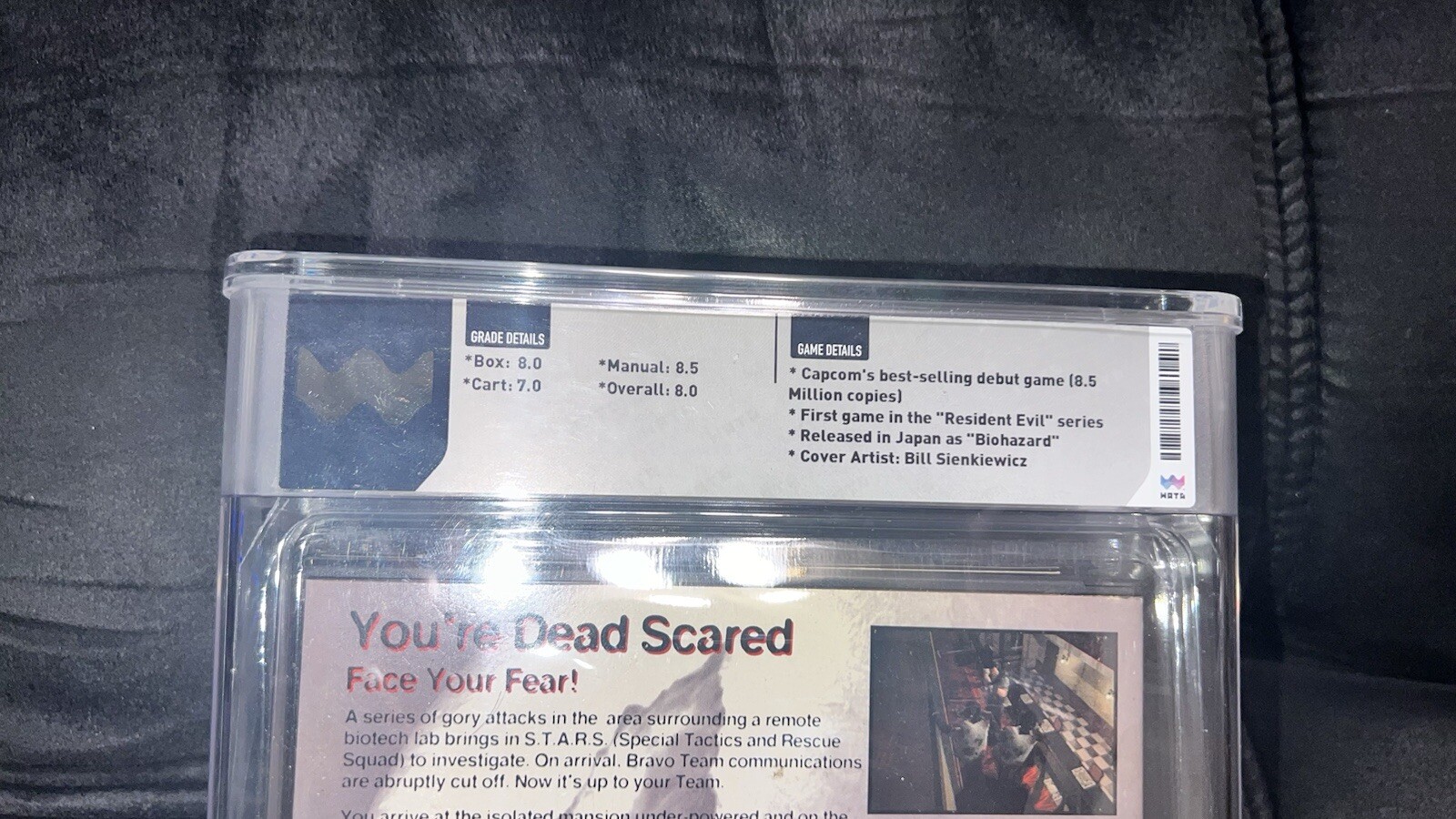 Resident Evil 1996 Graded 8.0🔥 (Sony PlayStation 1, 1996 Long 📦)