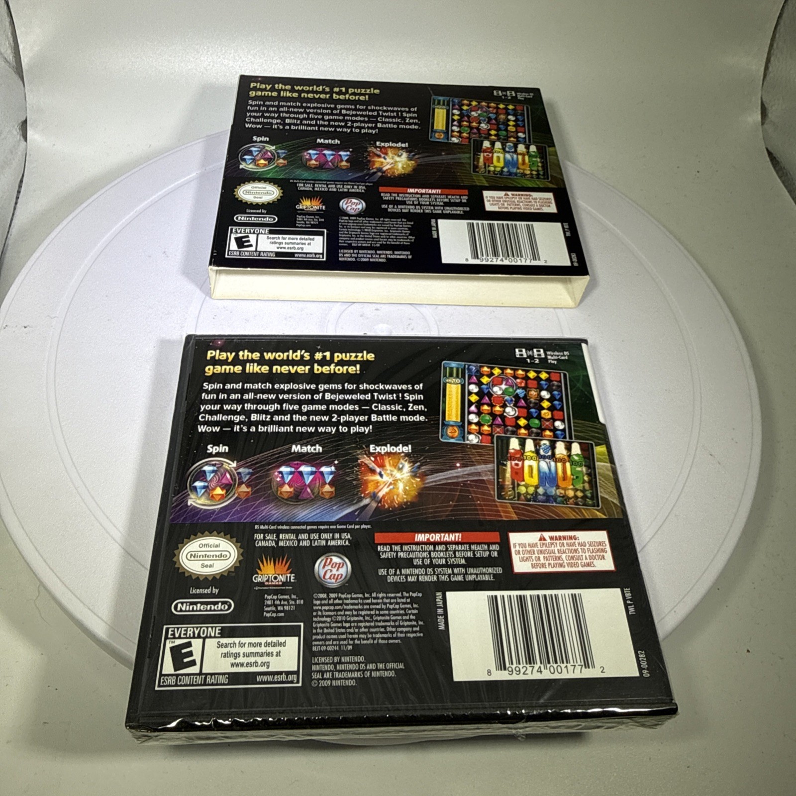 Bejeweled Twist – Nintendo DS (2010) Brand New Factory Sealed Puzzle Game