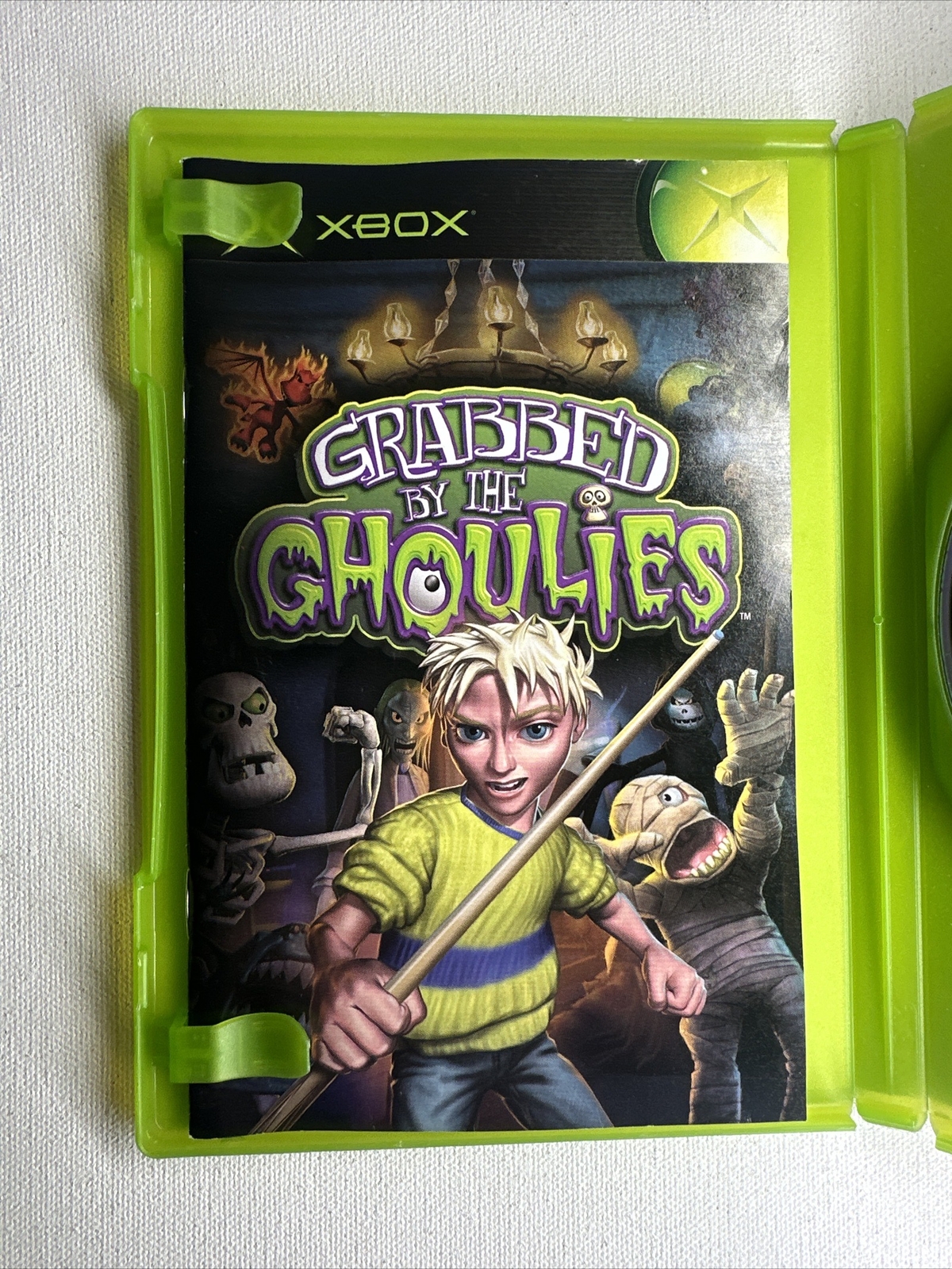 Grabbed by the Ghoulies (Microsoft Xbox, 2003) Manual Included CIB