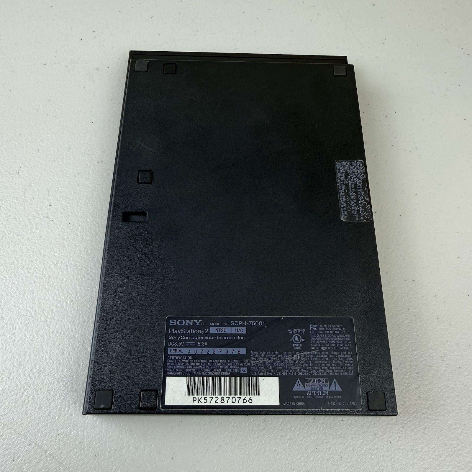 PlayStation 2 PS2 Slim SCPH-75001 Console Controller Power AV Cables Bundle