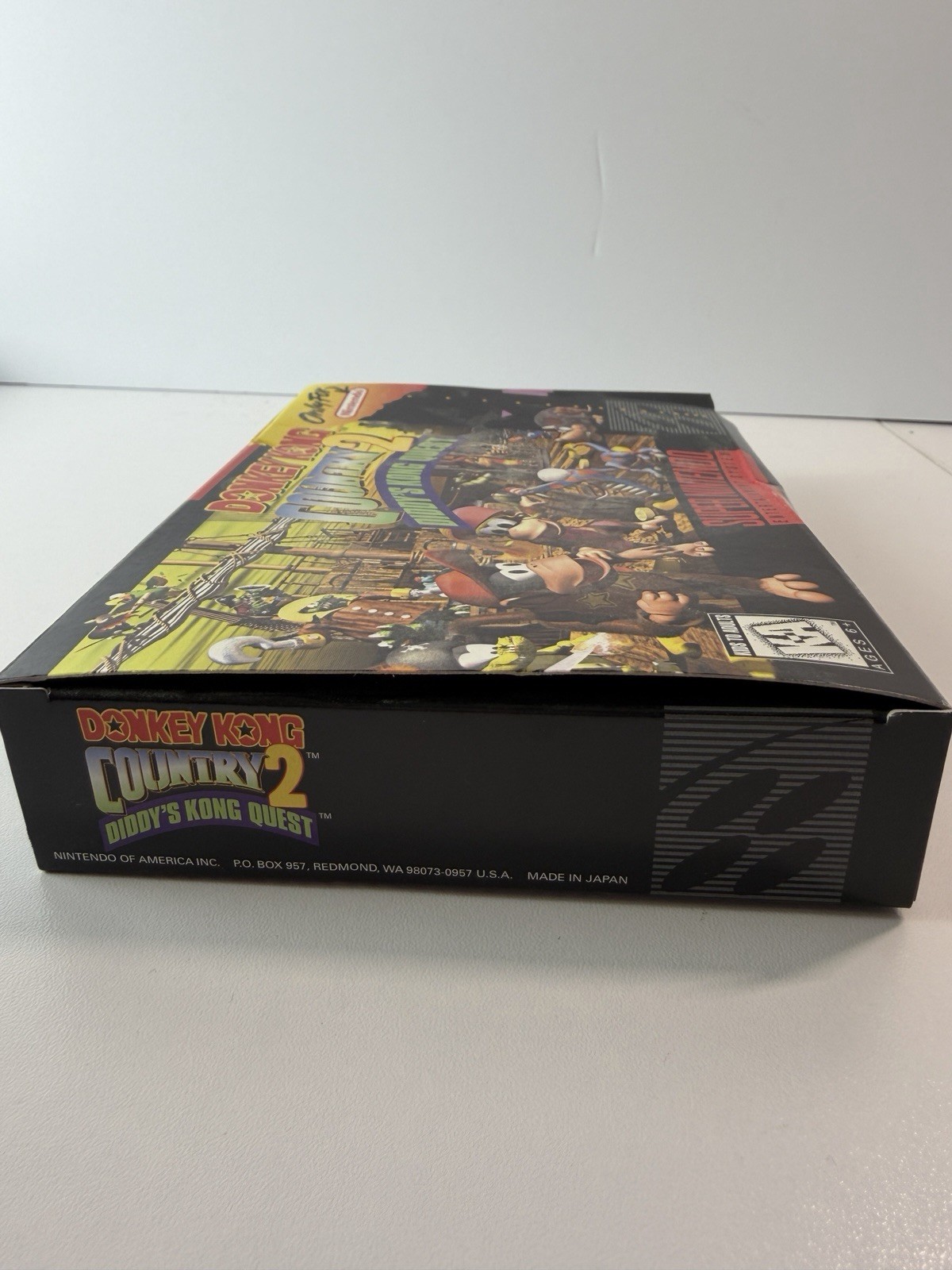 Donkey Kong Country 2 SNES (Diddy’s Kong Quest) Authentic Box & Instructions