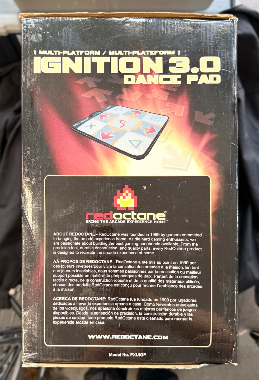 IGNITION 3.0 DANCE PAD Multi-Platform for Xbox PS2 PC Red Octane DDR (Open Box)