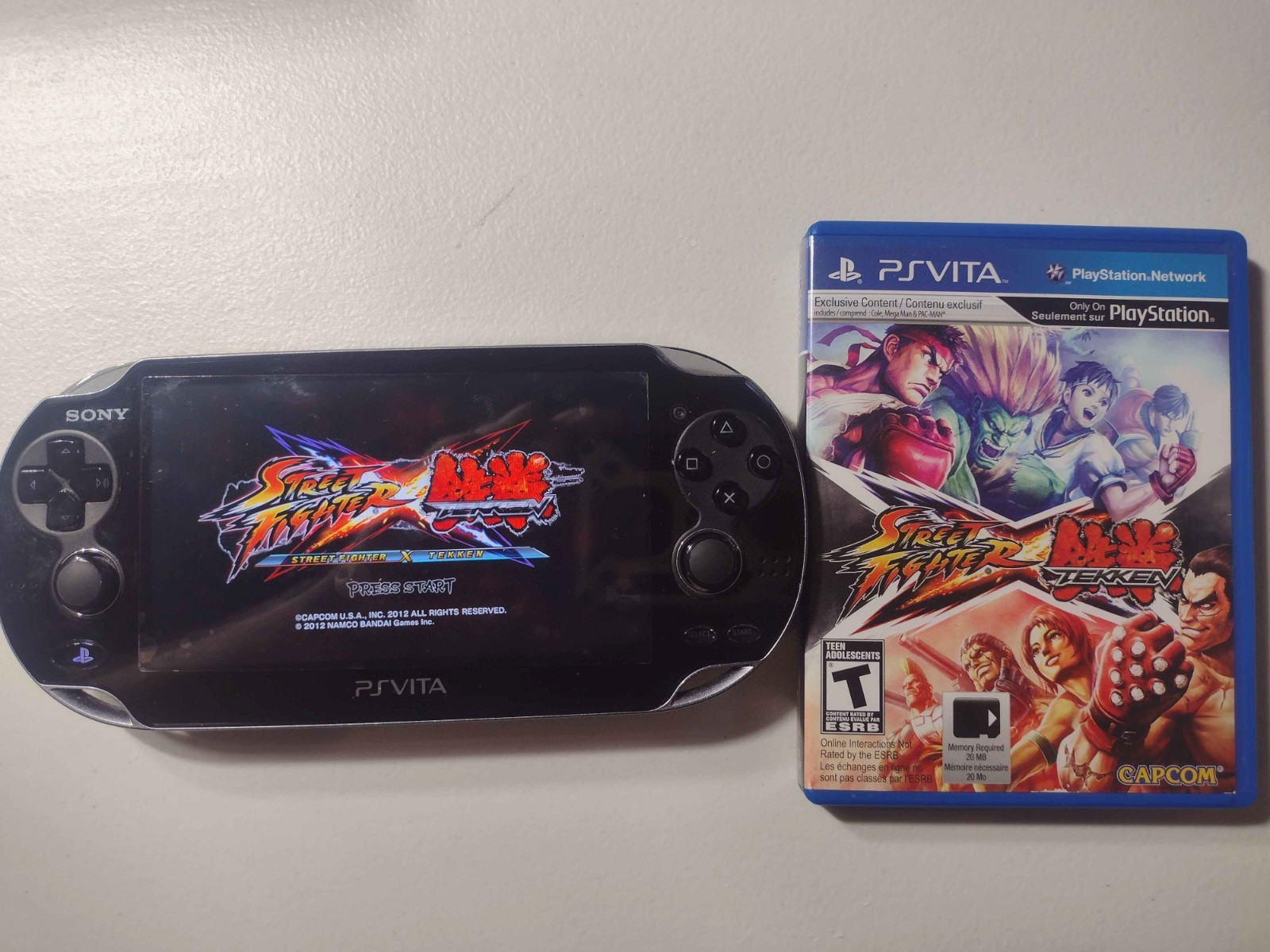 Street Fighter X Tekken | Sony Playstation Vita Complete CIB TESTED