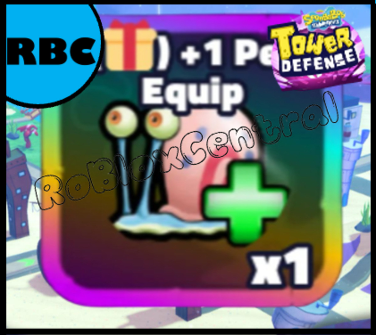 +1 PET EQUIP – CHEAP SPONGEBOB TOWER DEFENSE – SBTD