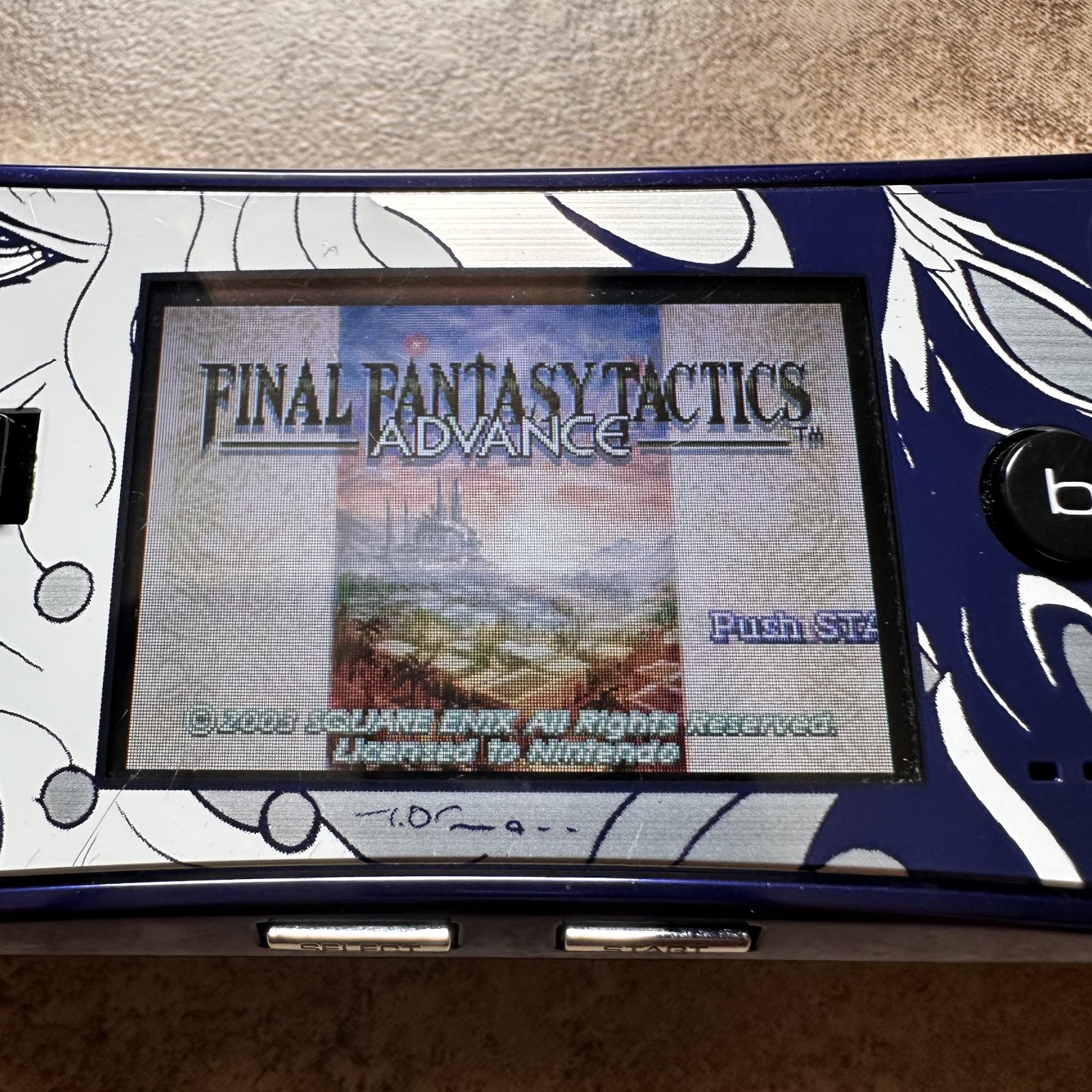 Nintendo Game Boy Micro – Limited Edition Final Fantasy IV Handheld – USED