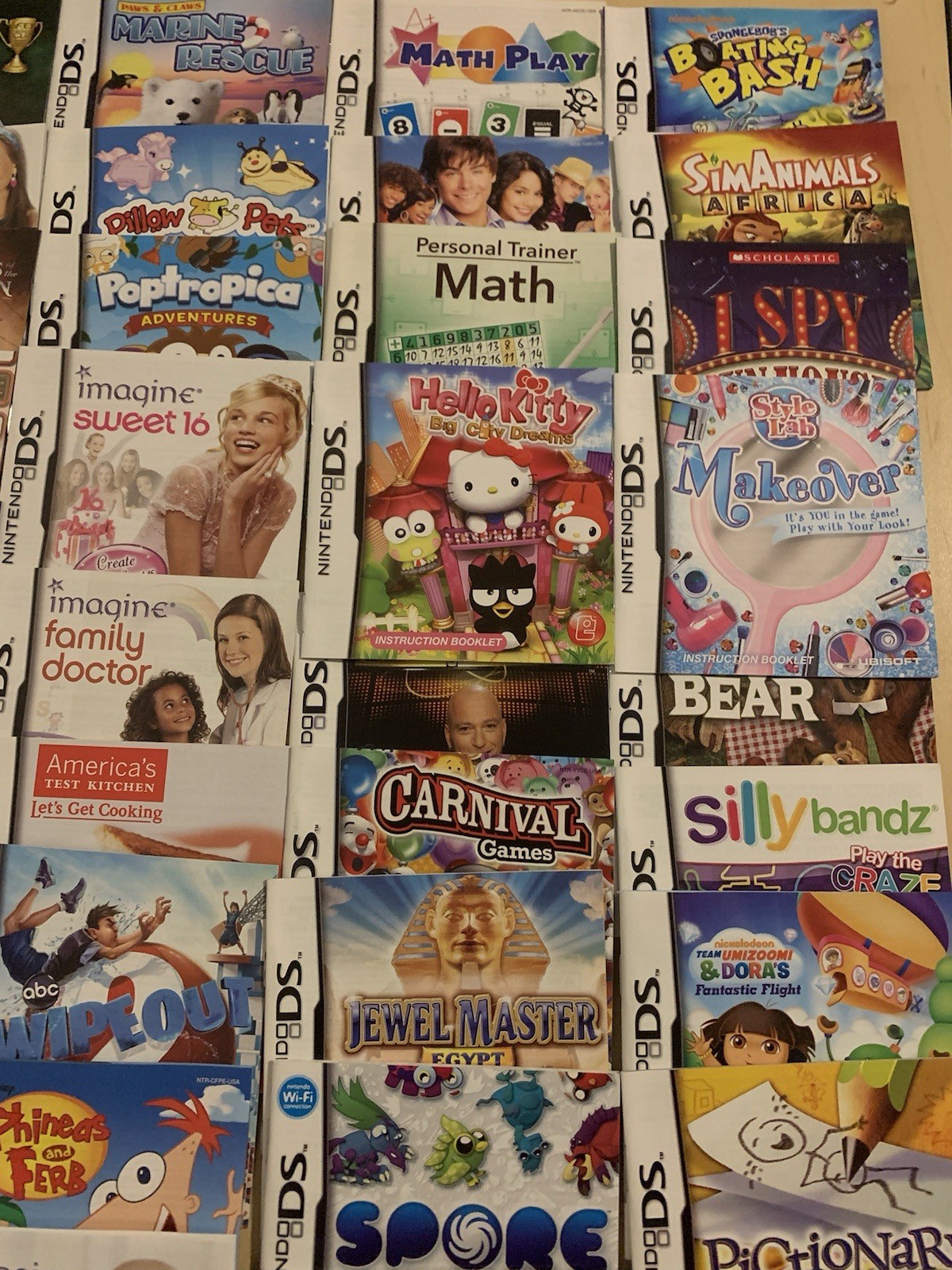 Bulk Lot of 44 / Nintendo DS / Manuals ONLY / **No Games / Instruction Booklets