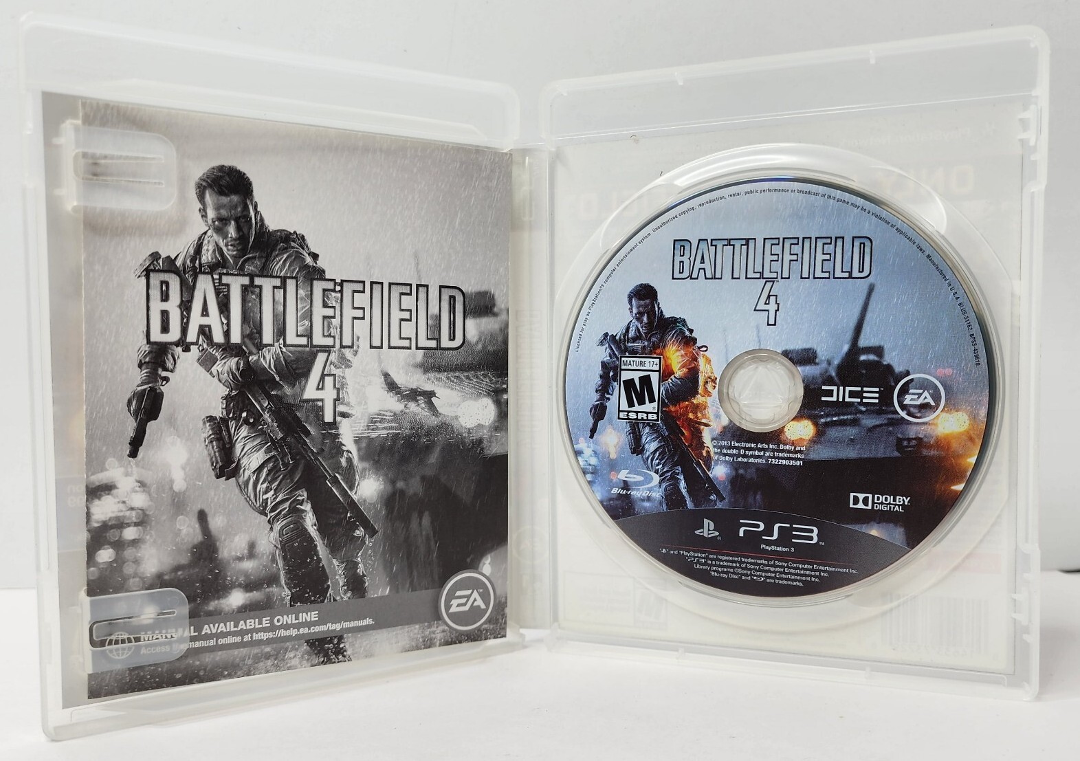 Battlefield 4 (Sony PlayStation 3, PS3, 2013) – Manual Included