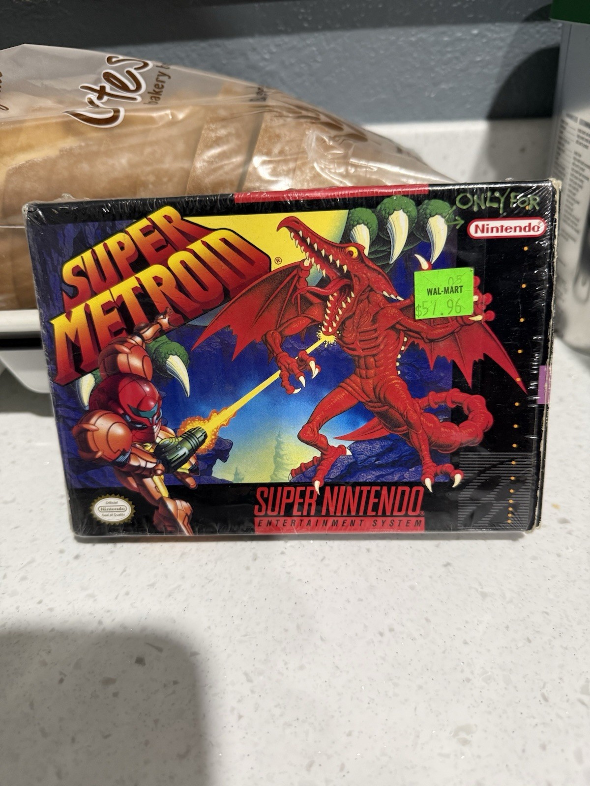 Super Metroid SNES Super Nintendo 100% Complete In Box 1st Print Manual Inserts