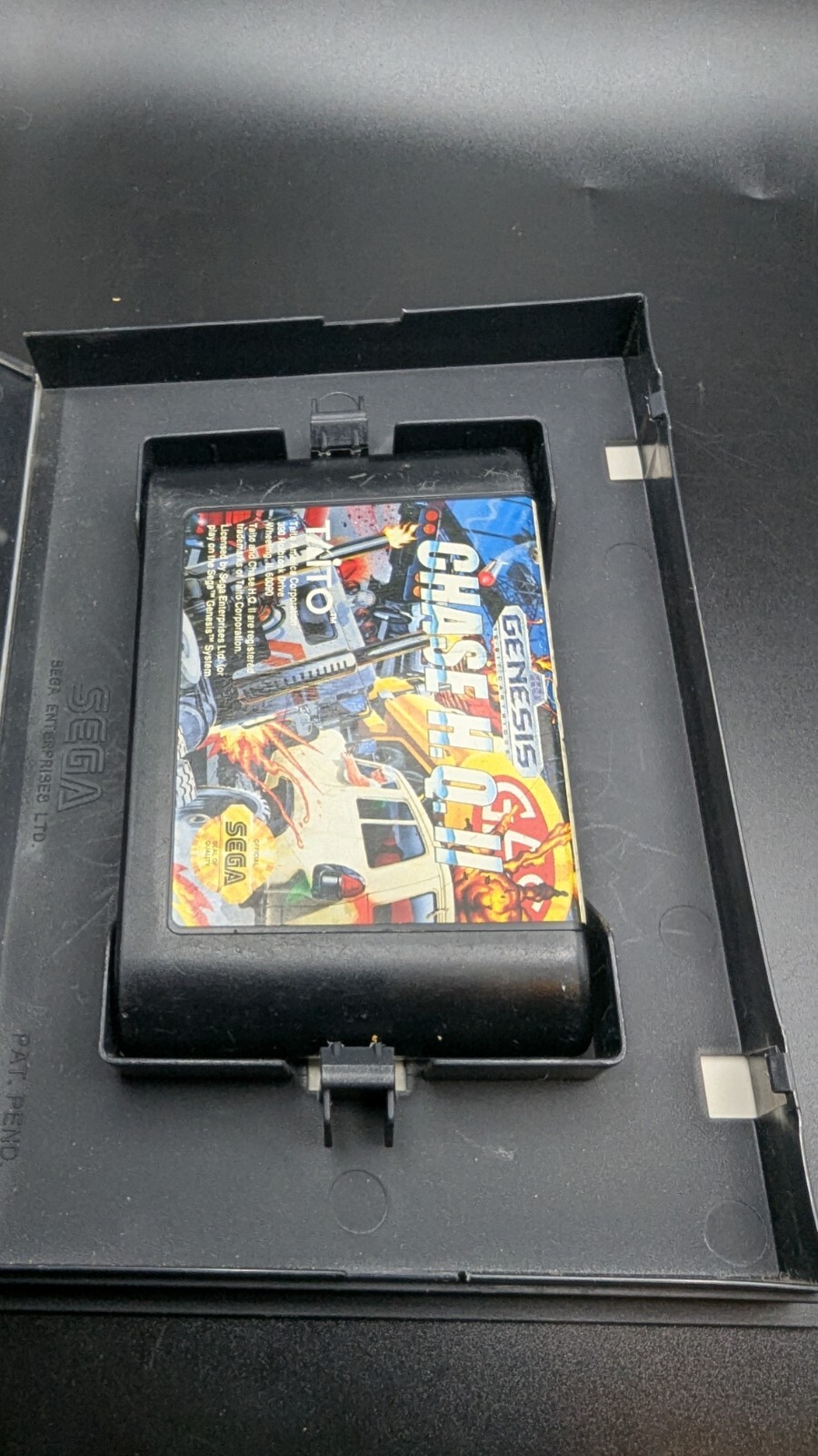 Chase H.Q. II (Chase HQ 2) (Sega Genesis, 1993) Authentic Game Cartridge + Case