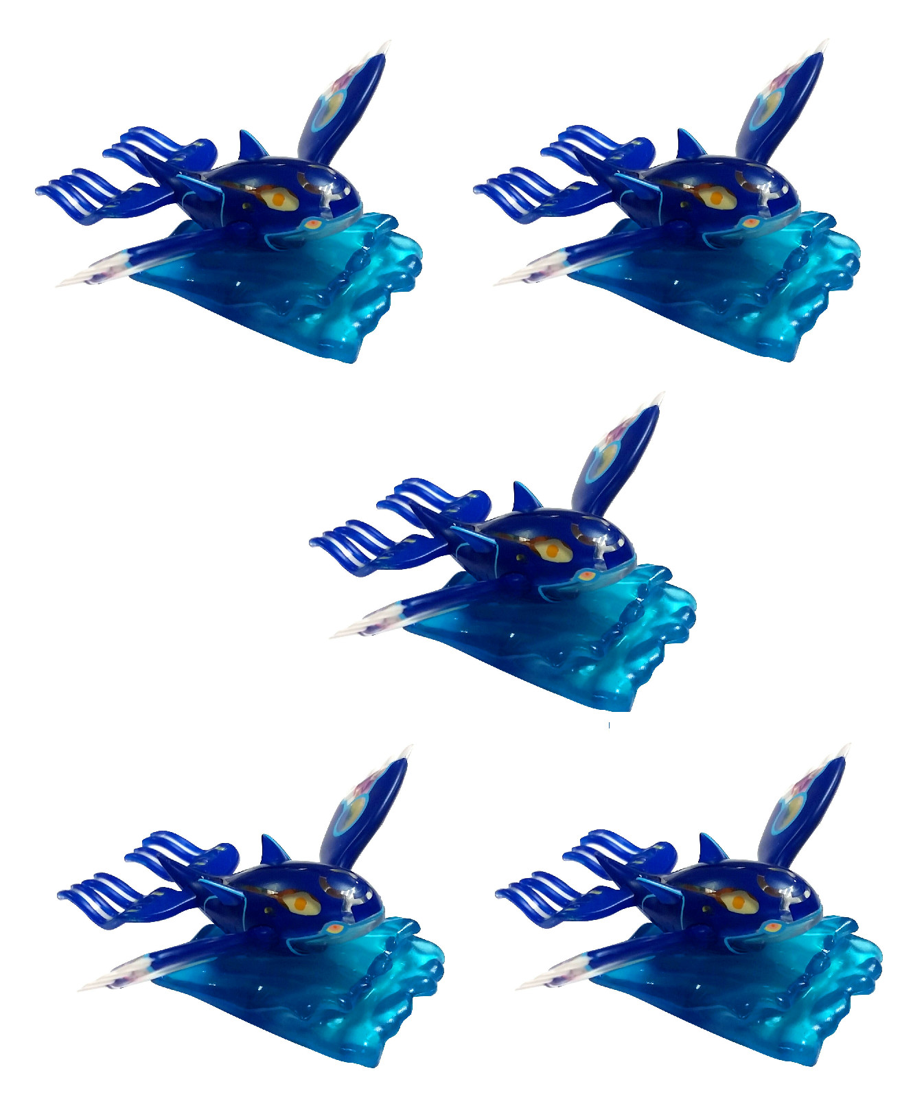 Pokemon Alpha Sapphire Collectible Primal Kyogre Figurine lot of 5 new