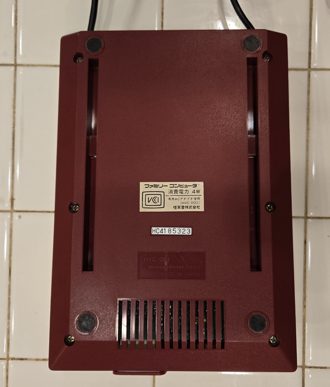 👍 Japan Famicom [VCI] AV Composite Mod Console System 2 Controllers AV Cable