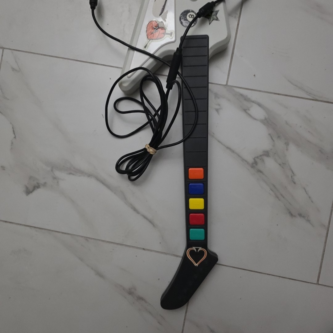 Guitar Hero Xbox 360 Xplorer Wired USB Controller 95065 Red Octane Tested Works