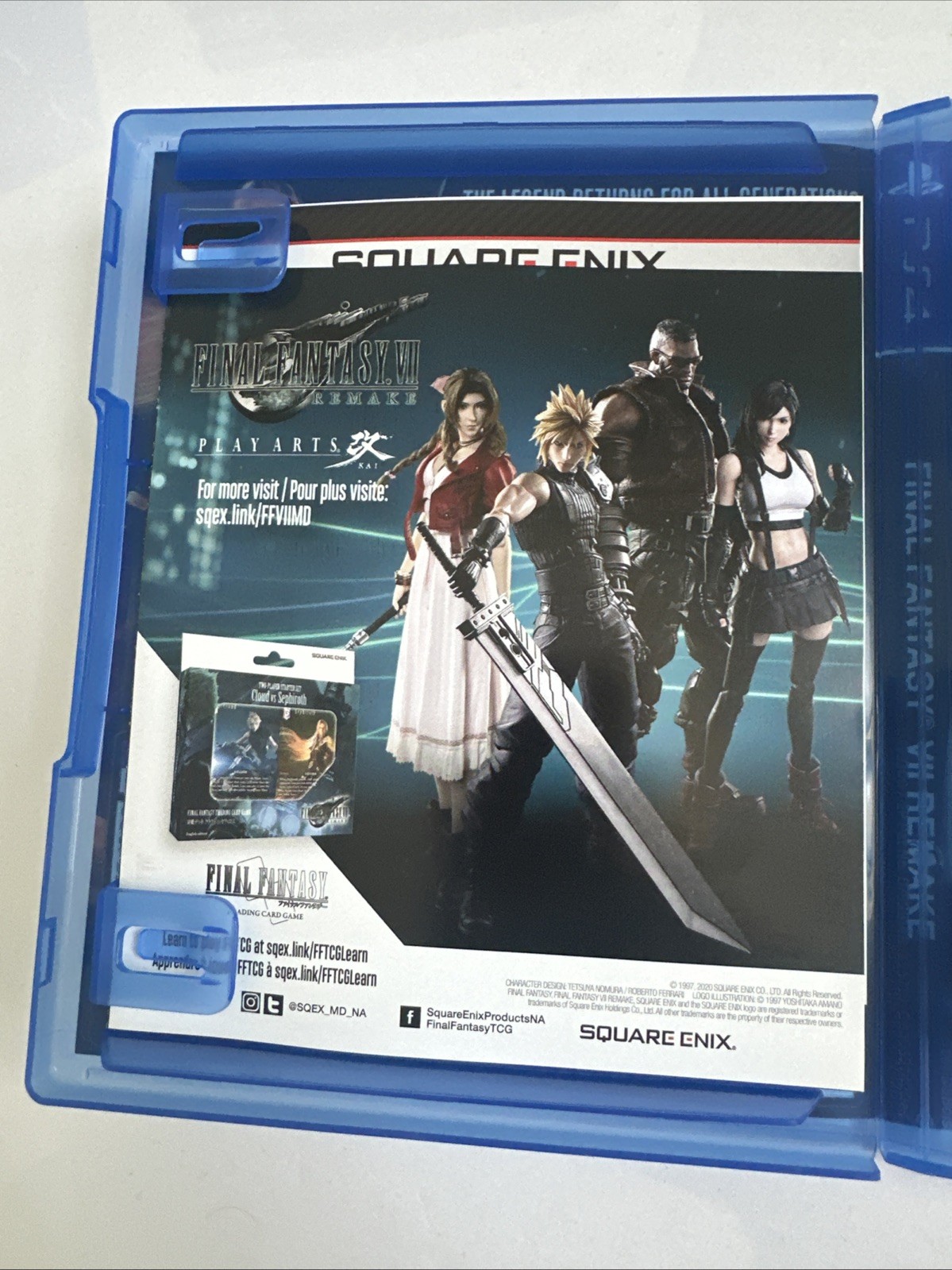 Final Fantasy VII Remake PS4 – Sony PlayStation 4 (Clean Discs, Complete CIB)