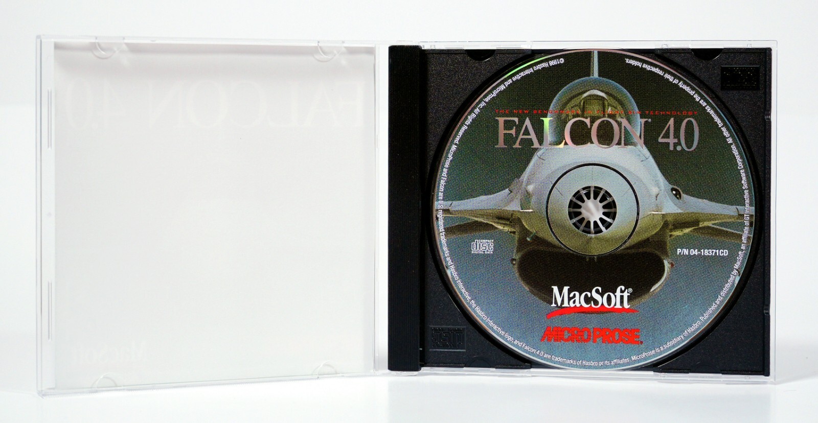 Falcon 4.0 MicroProse MACSOFT CD Flight Sim Vintage Mac Game