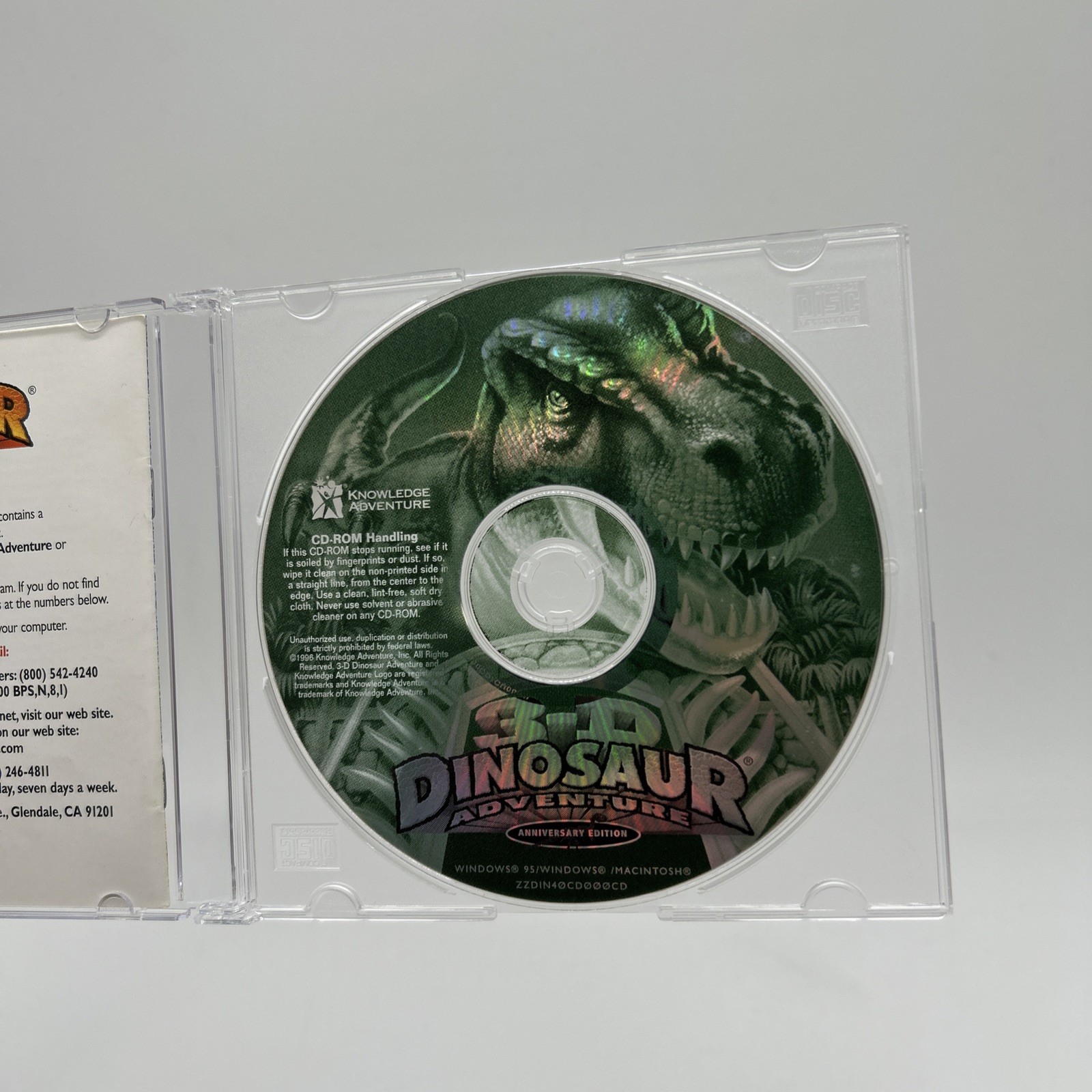 Lot of 7 90’s – Early 2000s Dinosaur Themed PC CD Rom Games