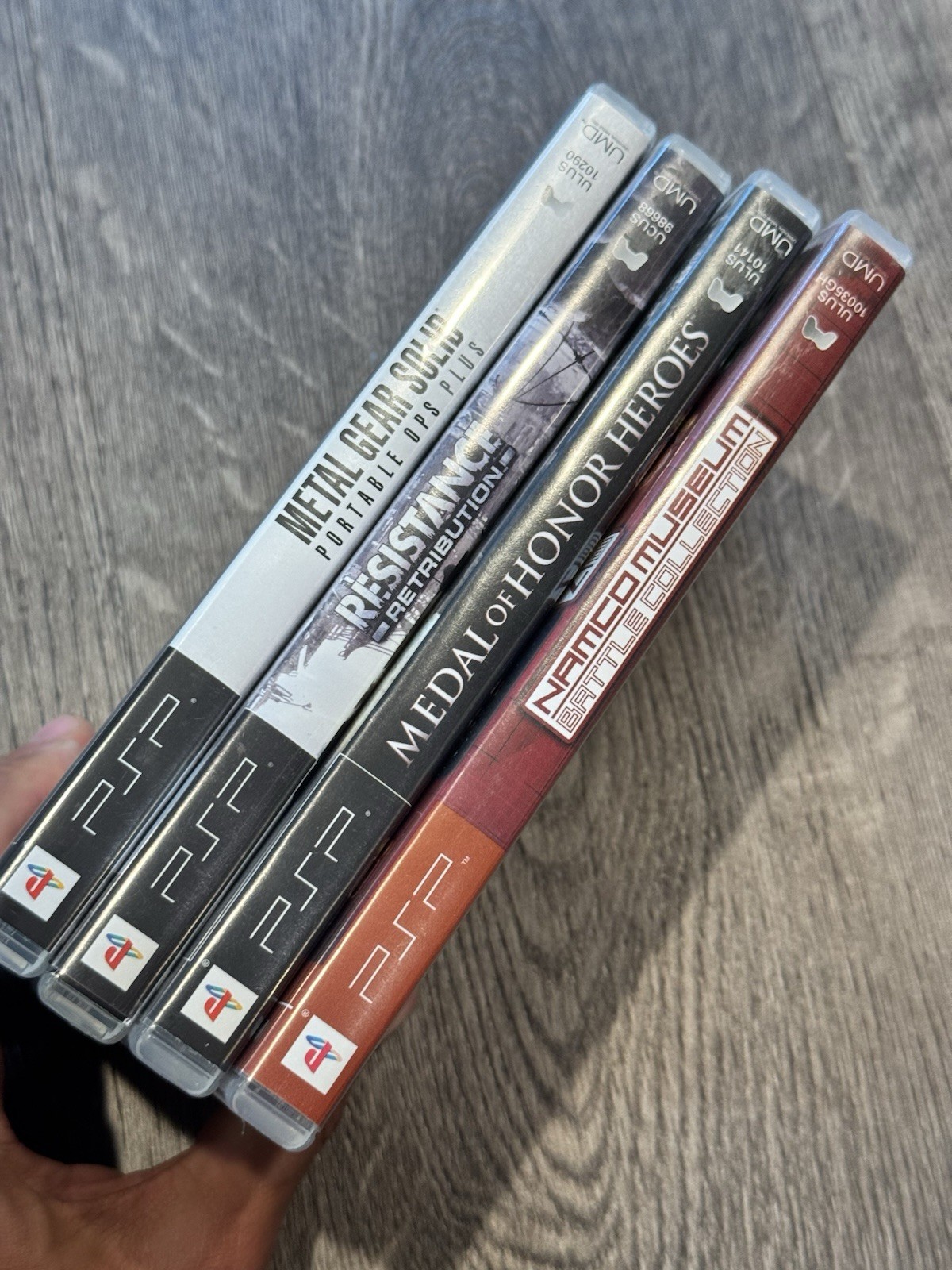 Sony PSP-3000 Mystic Silver Bundle w/Charger and 6 Games – TESTED – WORKING