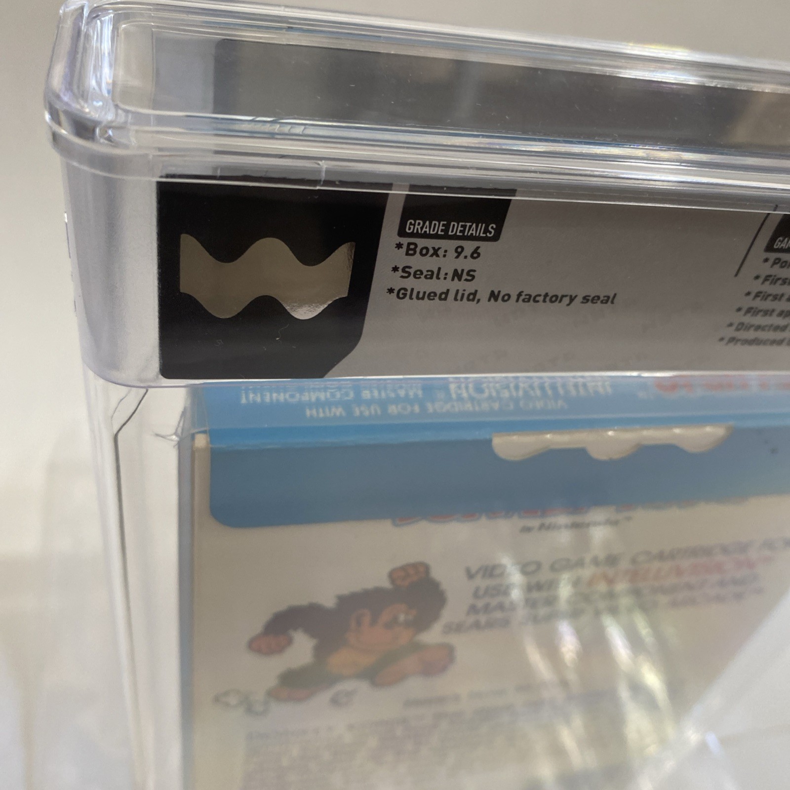 1982 Nintendo Donkey Kong Intellivision WATA 9.6 Oval 1st APPEARANCE of MARIO