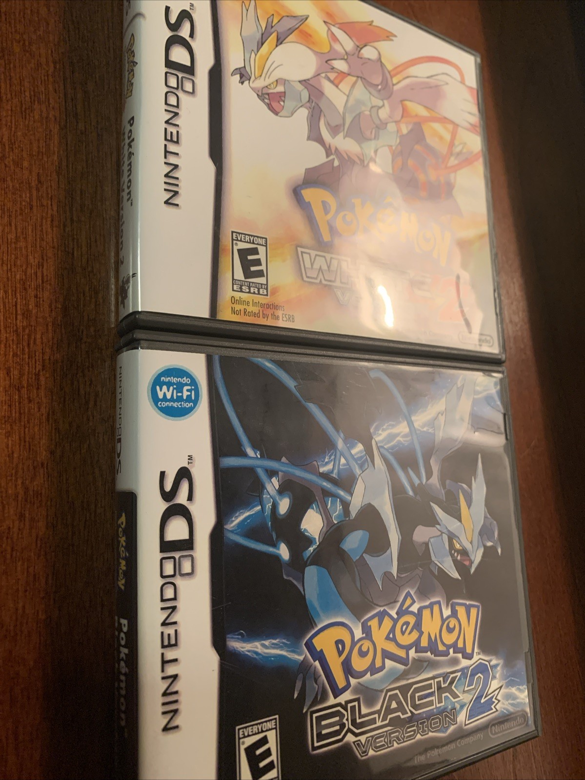 Pokemon White 2 + Black 2 Nintendo DS Replacement Cases Only NO GAMES – Bundle