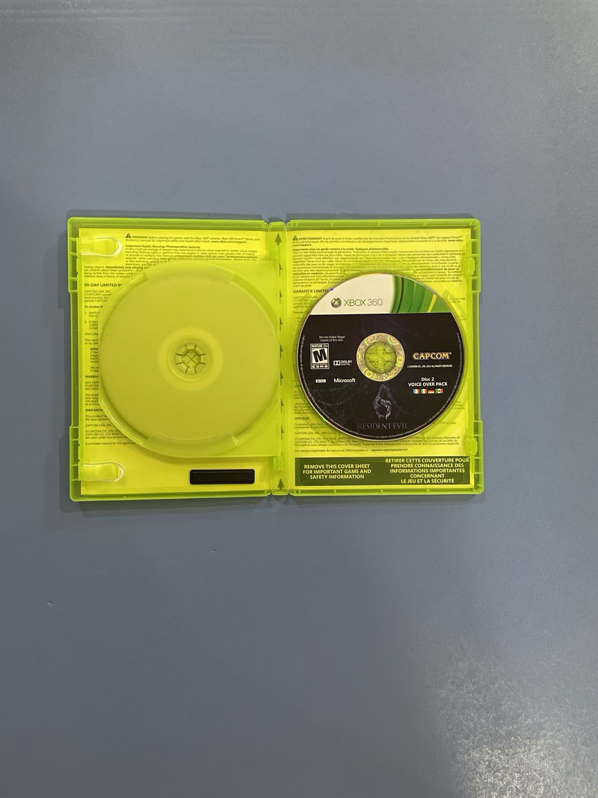 Resident Evil 6 Microsoft Xbox 360 2-Disc Set Tested & Working
