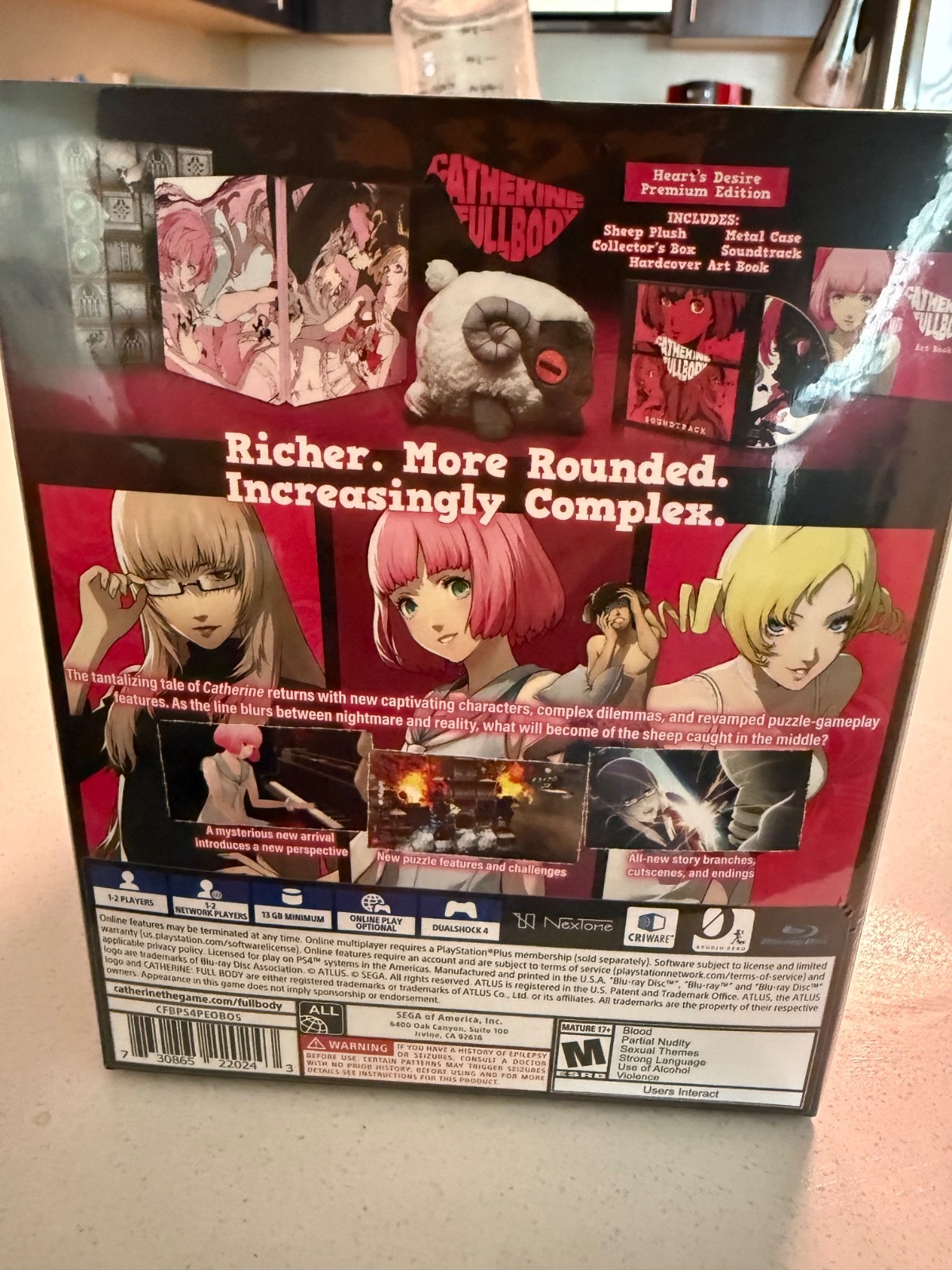 Catherine Full Body PS4 Premium Edition (Sealed)
