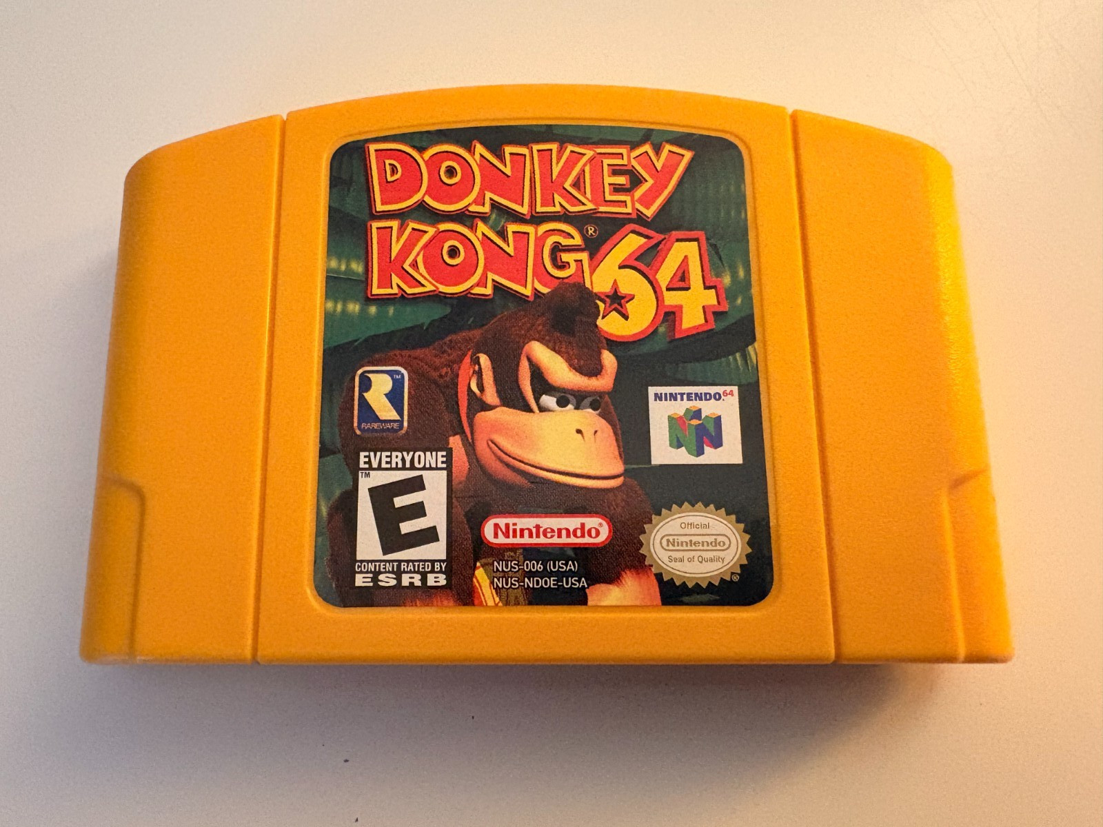 Donkey Kong 64 (Nintendo 64 1999) Authentic w/Manual N64 Video Game