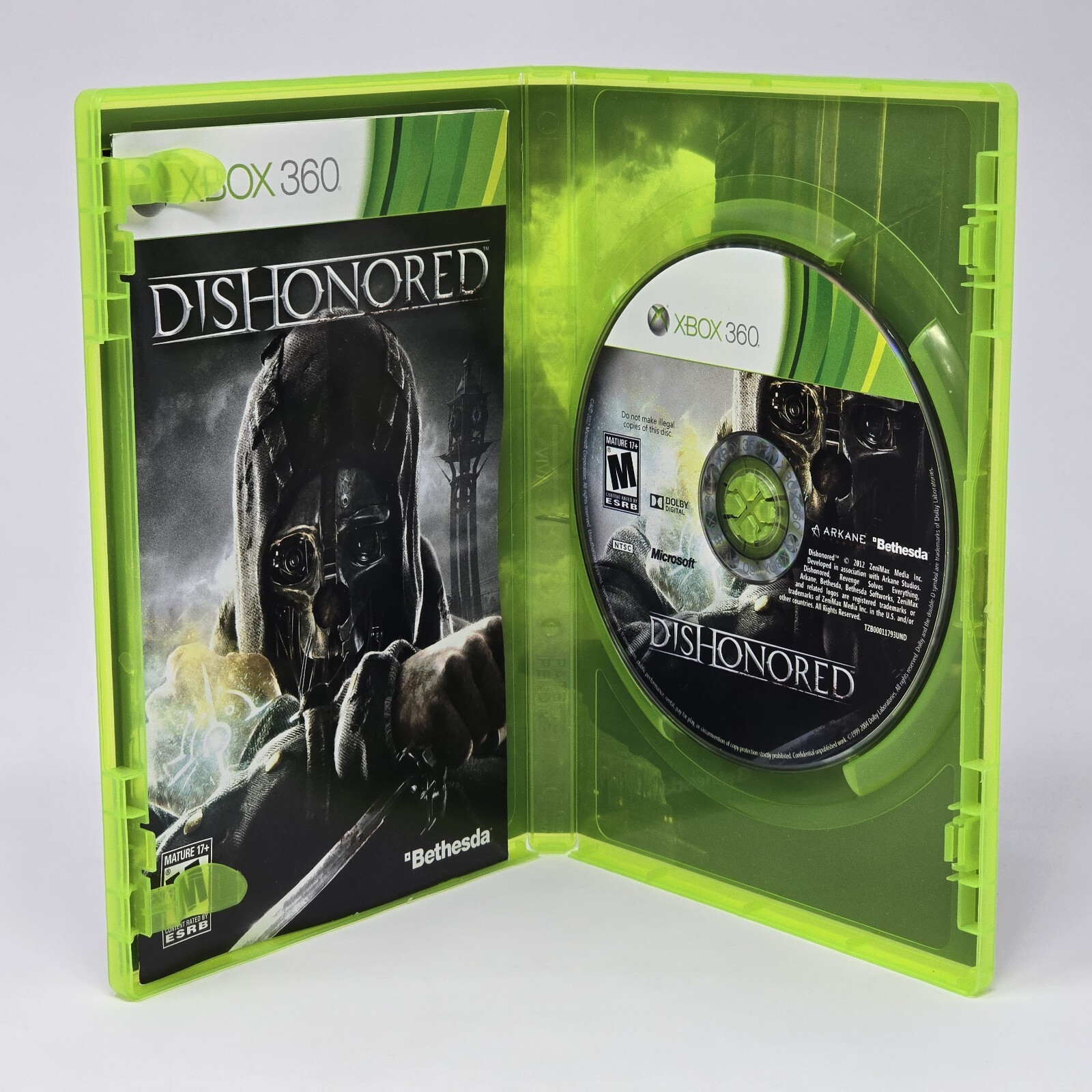 Dishonored (Xbox 360) CIB COMPLETE & TESTED