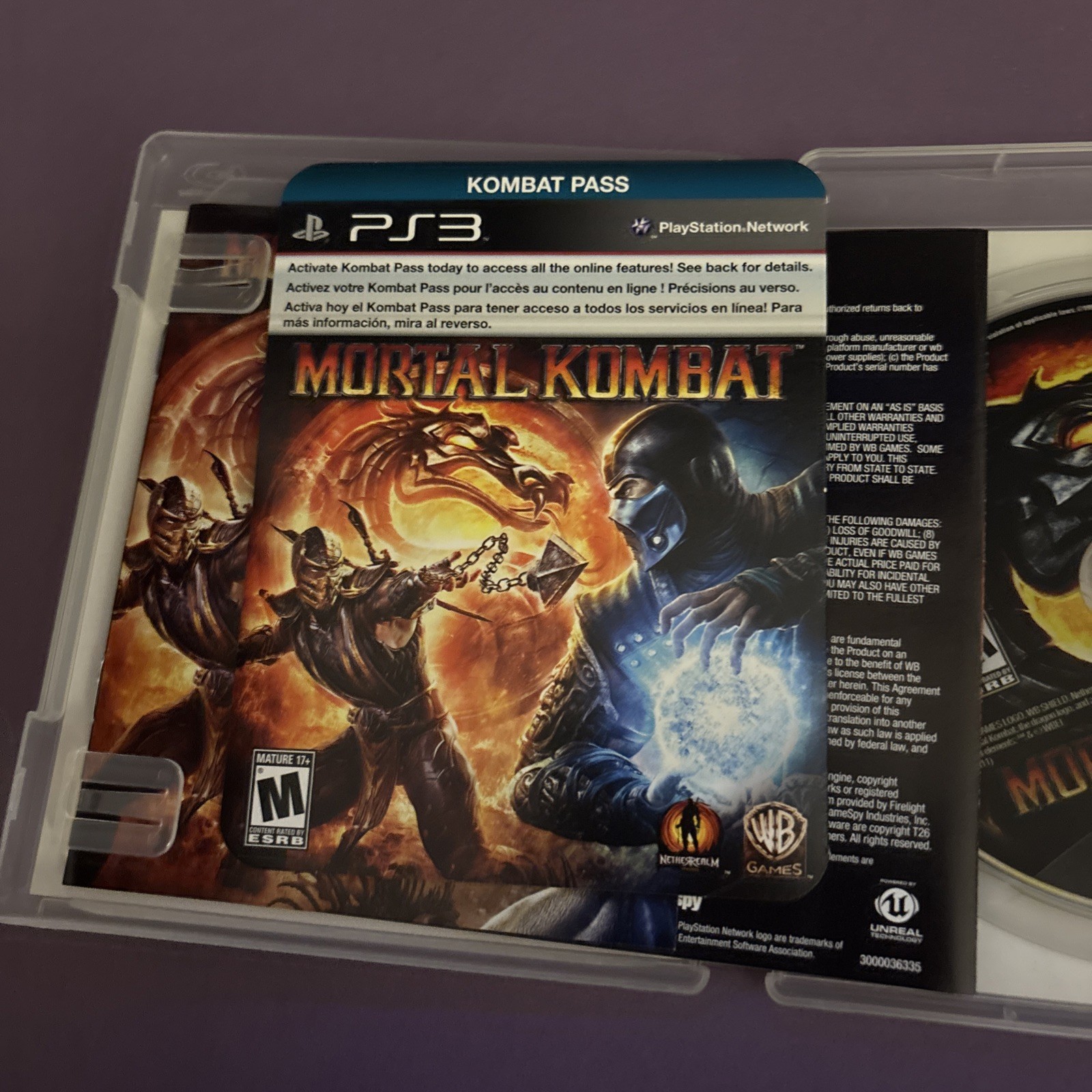 Lot Of 6 PS3 Games Bundle Mortal Kombat Assassins Creed X-Men Sonic Popular Rare