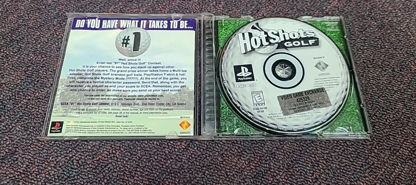 Hot Shots Golf (PlayStation 1) PS1 PSX (Tested & Works Well!) Ships Immediately!