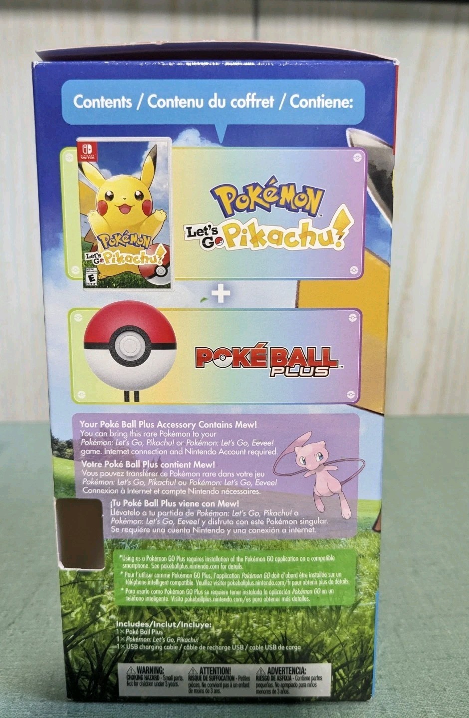 Pokemon Let’s Go Pikachu Poke Ball Plus (BOX ONLY)