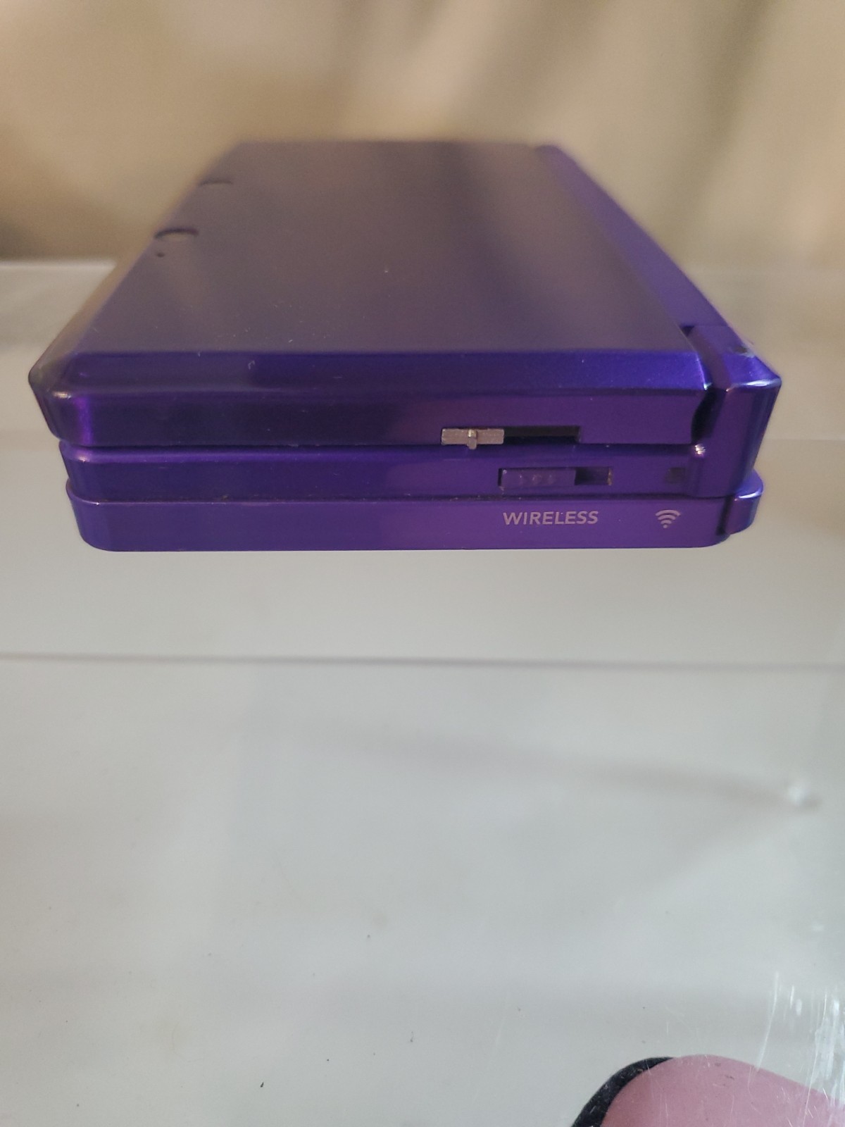 Purple Nintendo 3DS w Charger and Case
