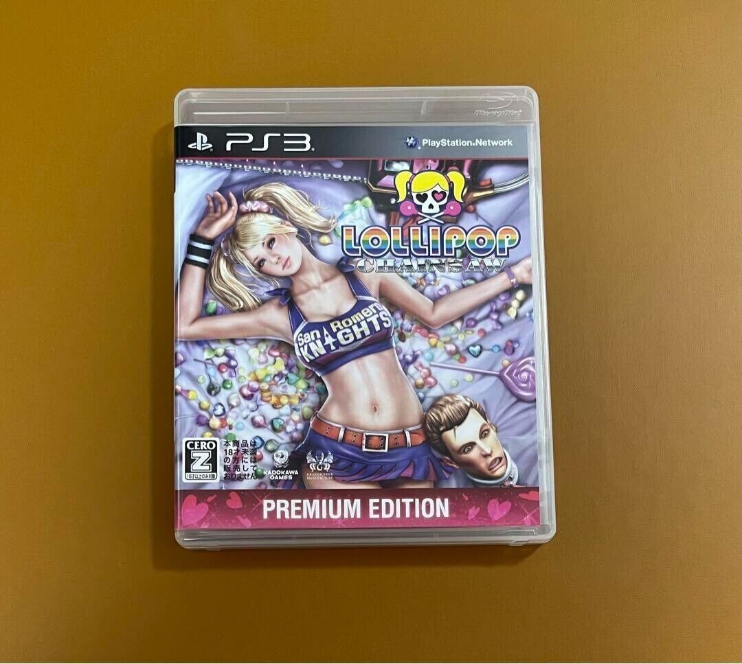 Lollipop Chainsaw Premium Edition PS3 Japan Ver CERO Z Tested Complete Rare