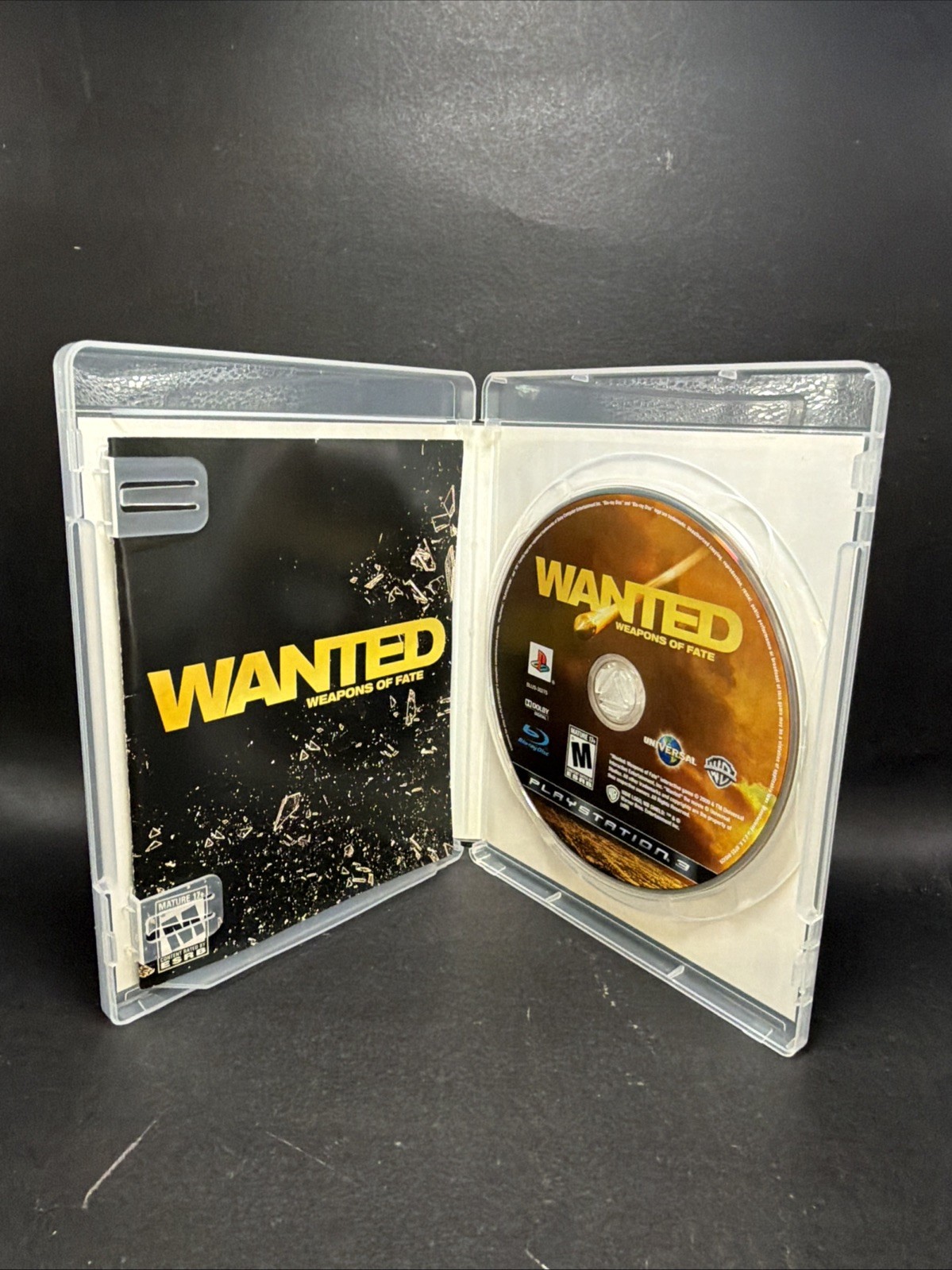 Wanted: Weapons of Fate (Sony PlayStation 3, 2009) CIB, Complete, Tested & Works